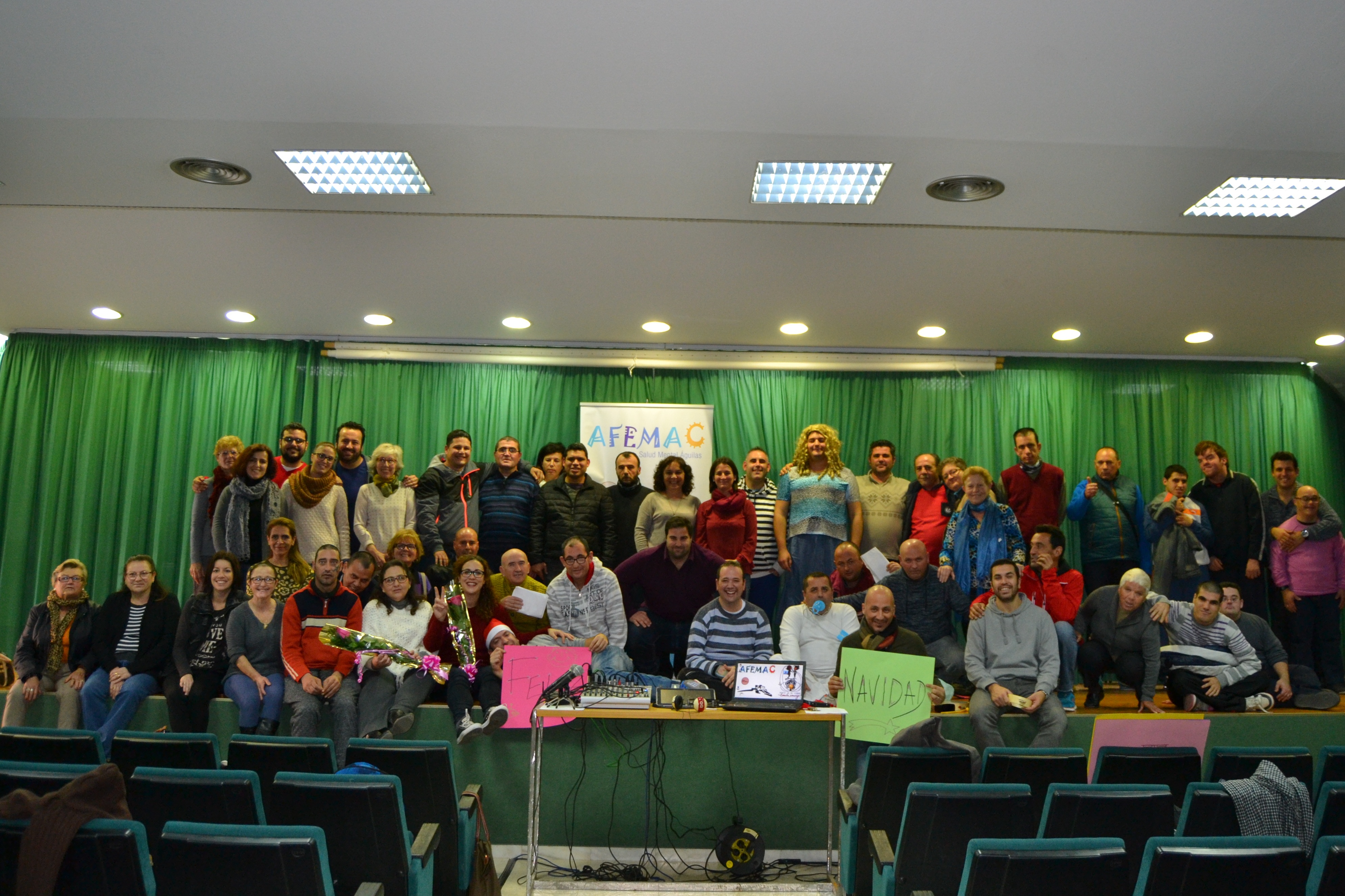 Afemac actúa por Navidad en el Patronato Musical Aguileño