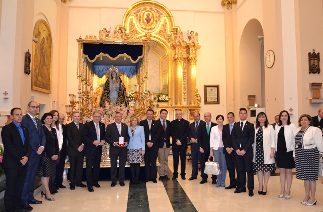 Jesús Caicedo, diputado nacional y alcalde de Cuevas del Almanzora, pregona la Semana Santa de Águilas 
