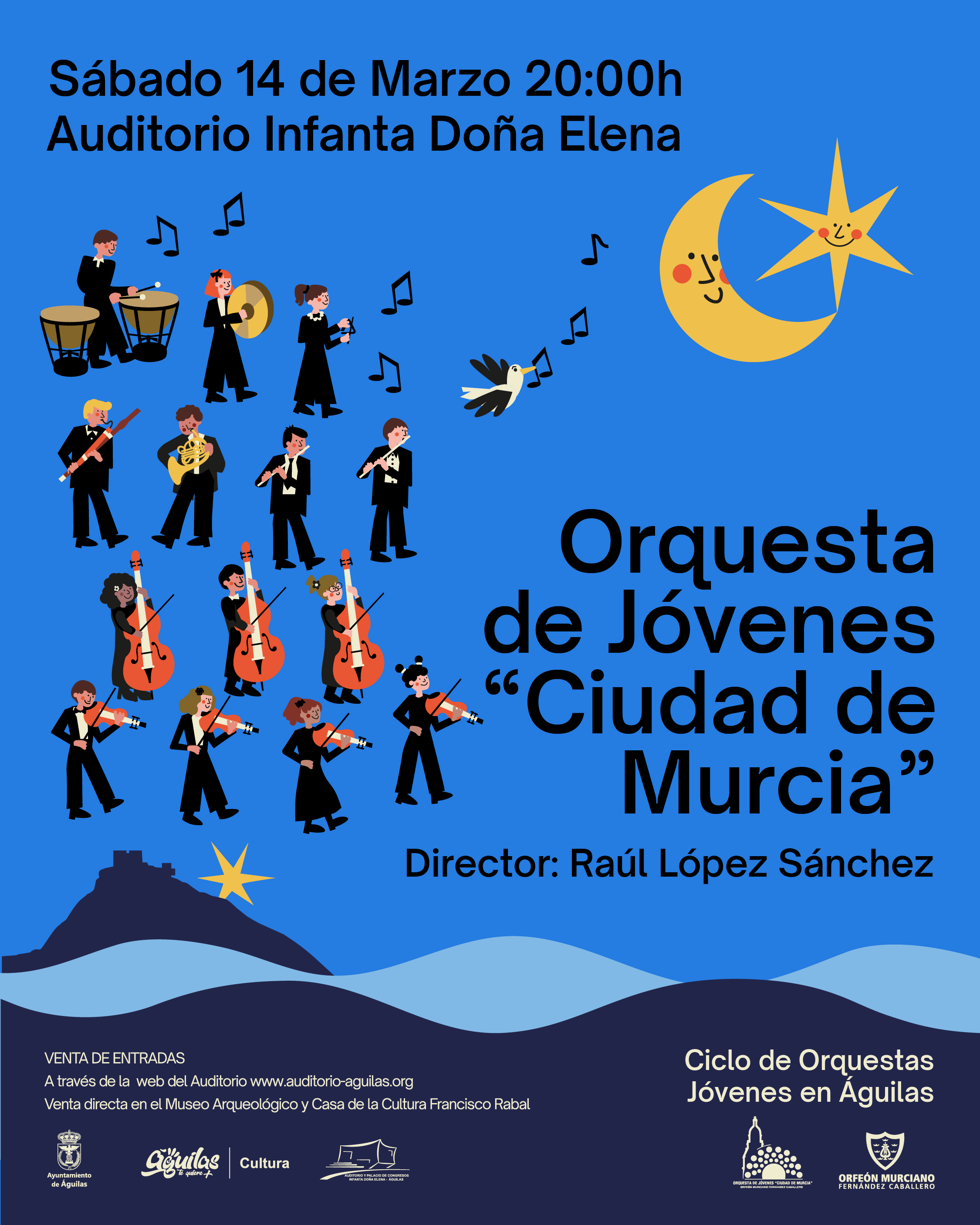 Continúa el ciclo de “Orquestas Jóvenes” con la actuación de la Orquesta “Ciudad de Murcia”