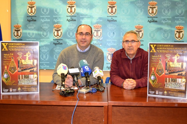 Las agrupaciones musicales Virgen de los Reyes y Virgen de los Dolores actuarán en el X Certamen Nacional ‘Ciudad de Águilas’