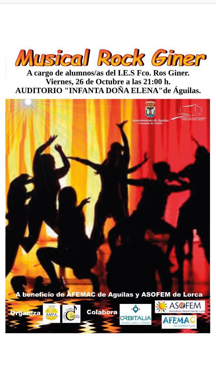 Rock Giner, musical solidario a beneficio de Afemac y Asofem