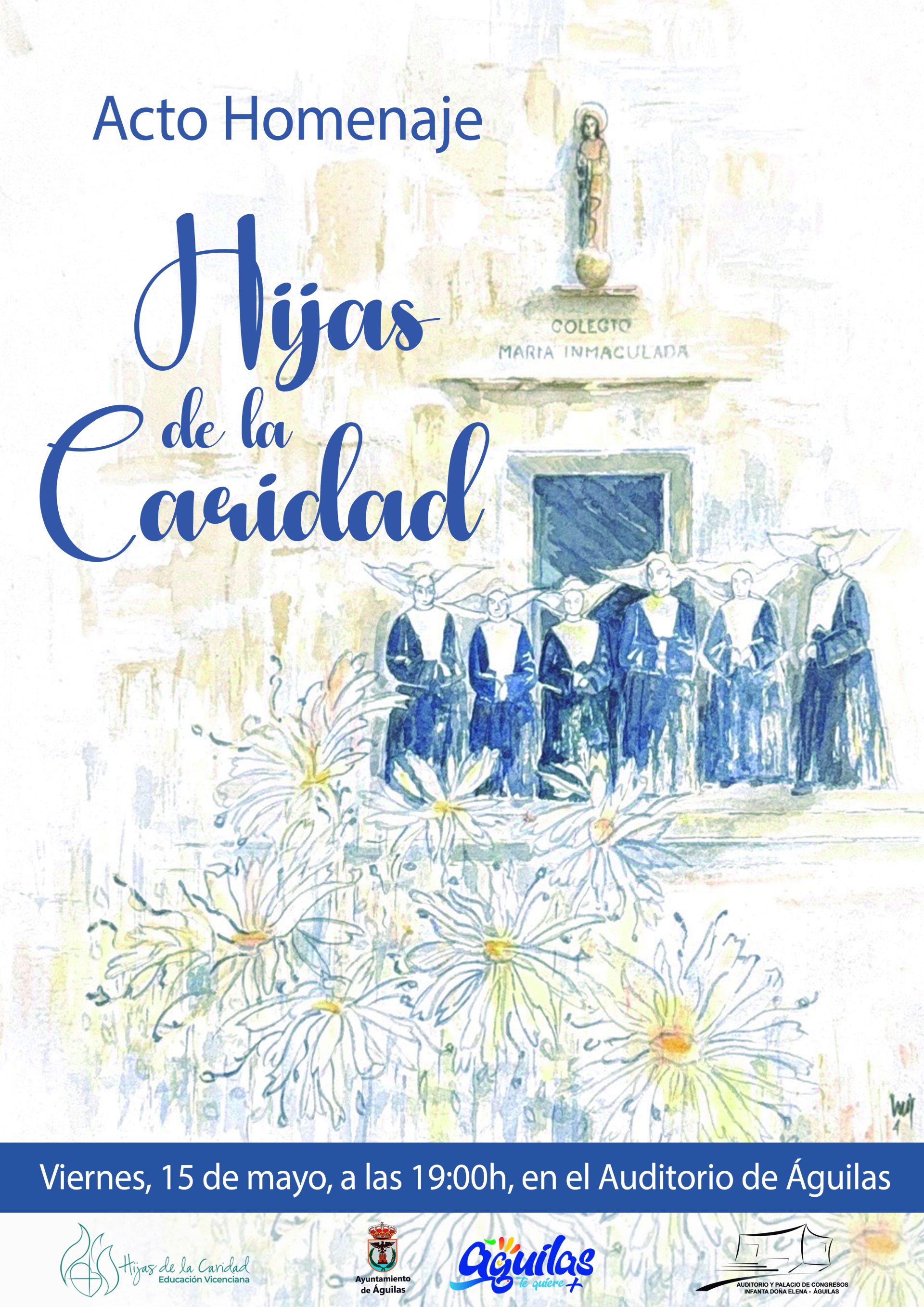 El Ayuntamiento de Águilas rendirá homenaje a las Hijas de la Caridad el próximo 15 de mayo