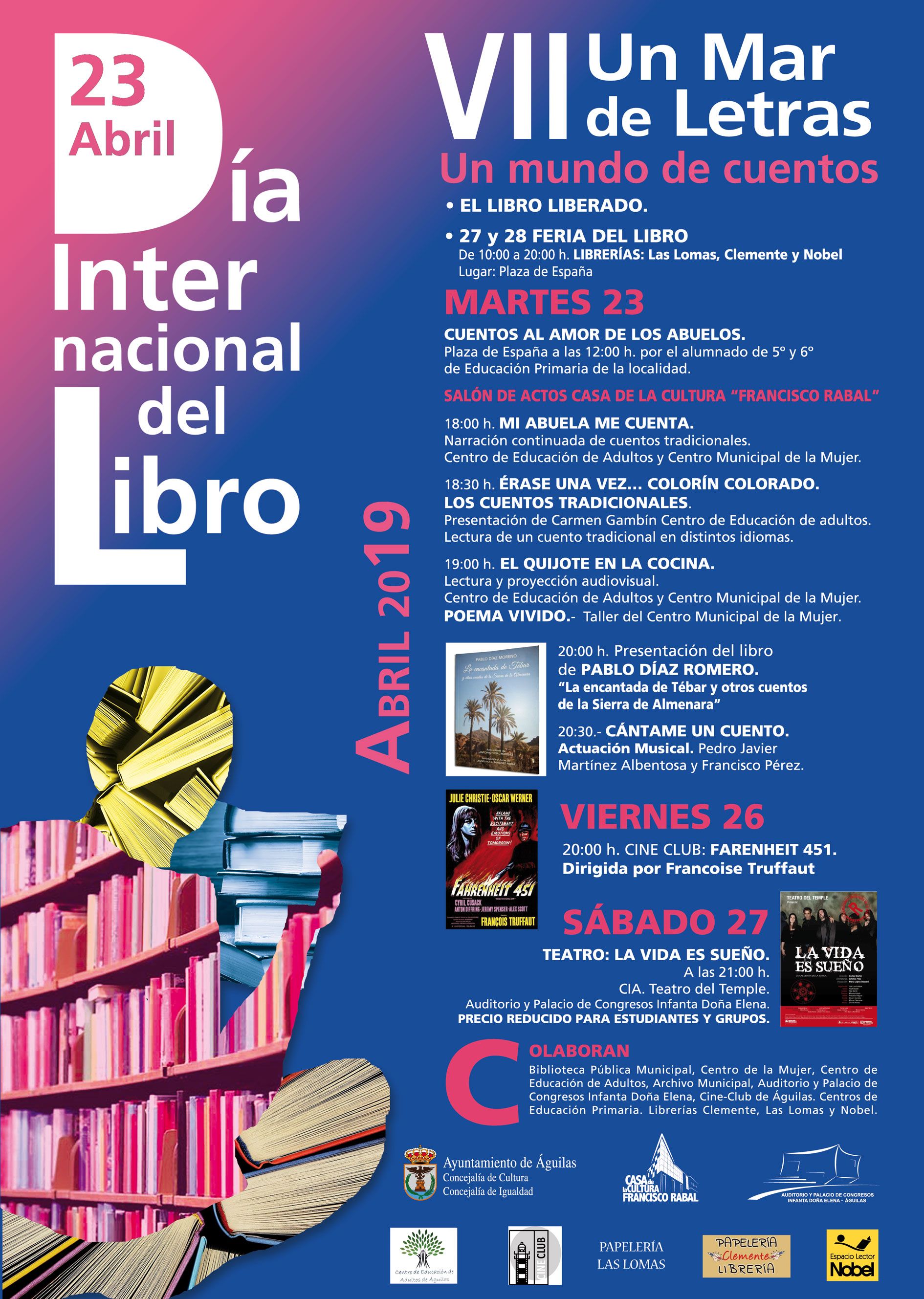 El mundo de los cuentos, protagonistas de la VII edición de Un mar de Letras