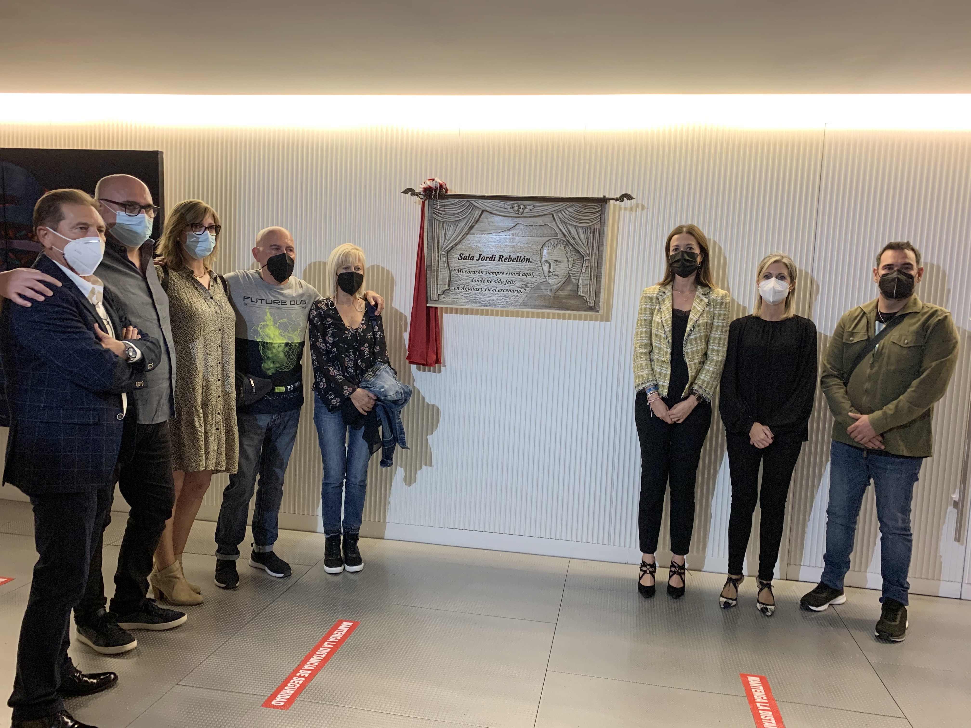 Águilas rinde homenaje al desaparecido actor Jordi Rebellón