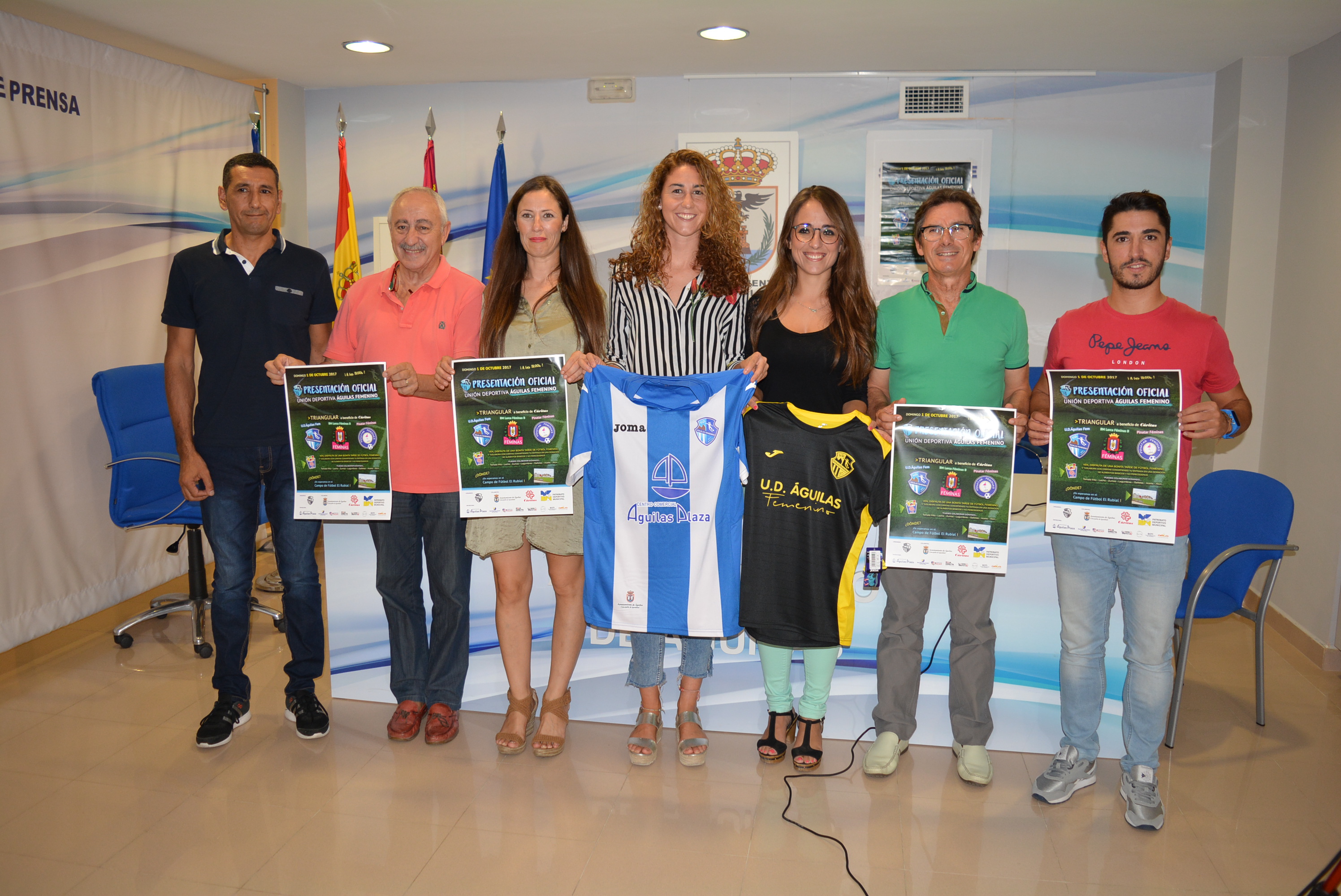 La Unión Deportiva Águilas Femenino se presenta oficialmente el próximo domingo en El Rubial 