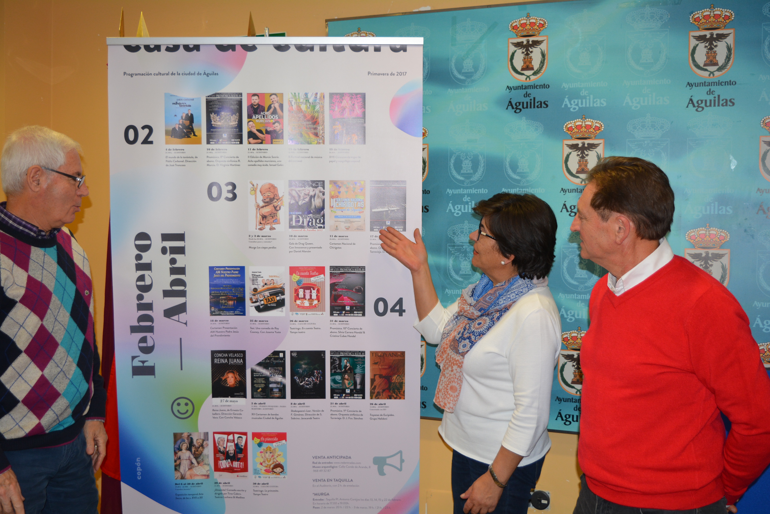 La Concejalía de Cultura aplicará descuentos en las entradas para grupos en los espectáculos del Auditorio y la Casa de Cultura