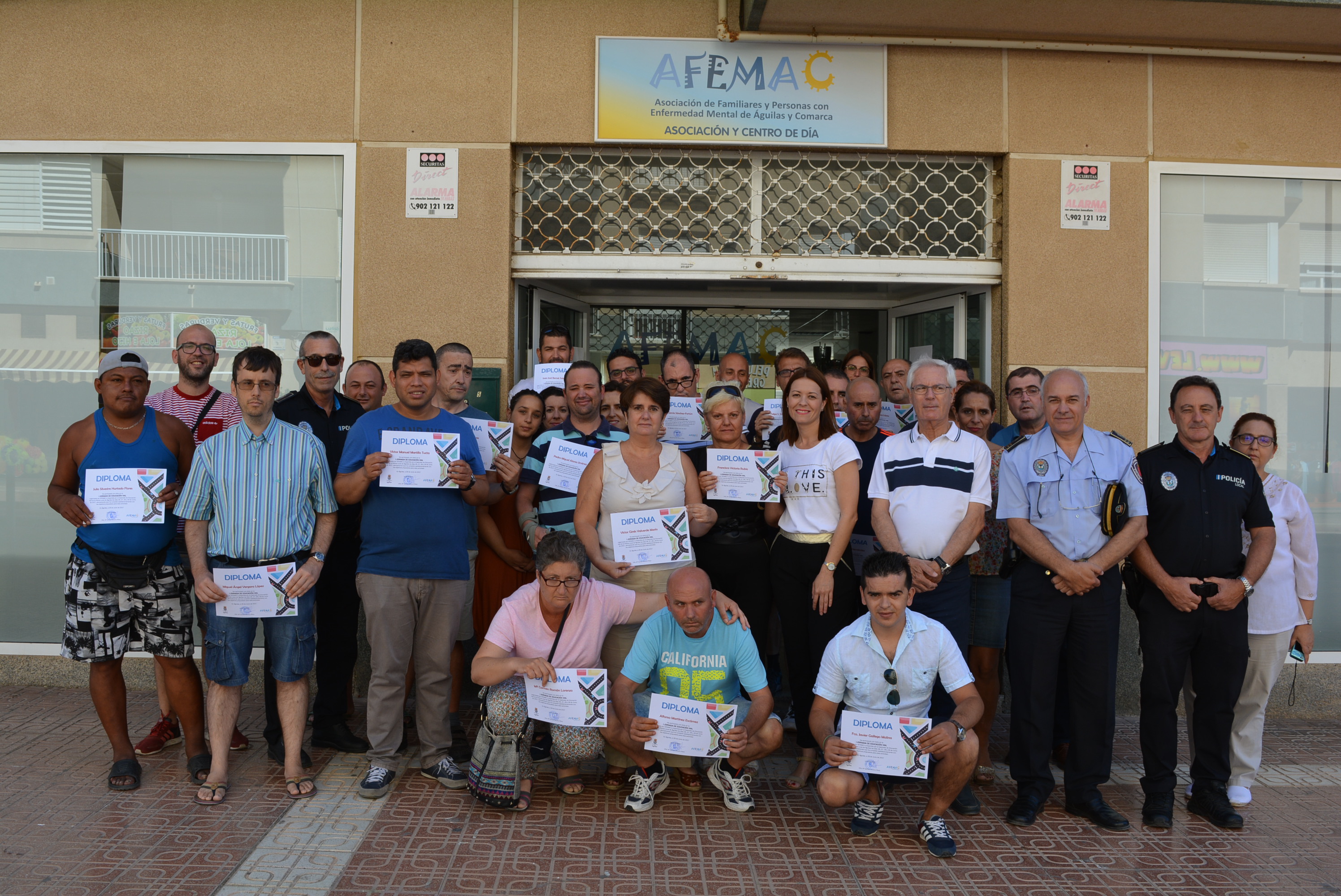 Los usuarios de Afemac participan por primera vez en las jornadas de Educación Vial