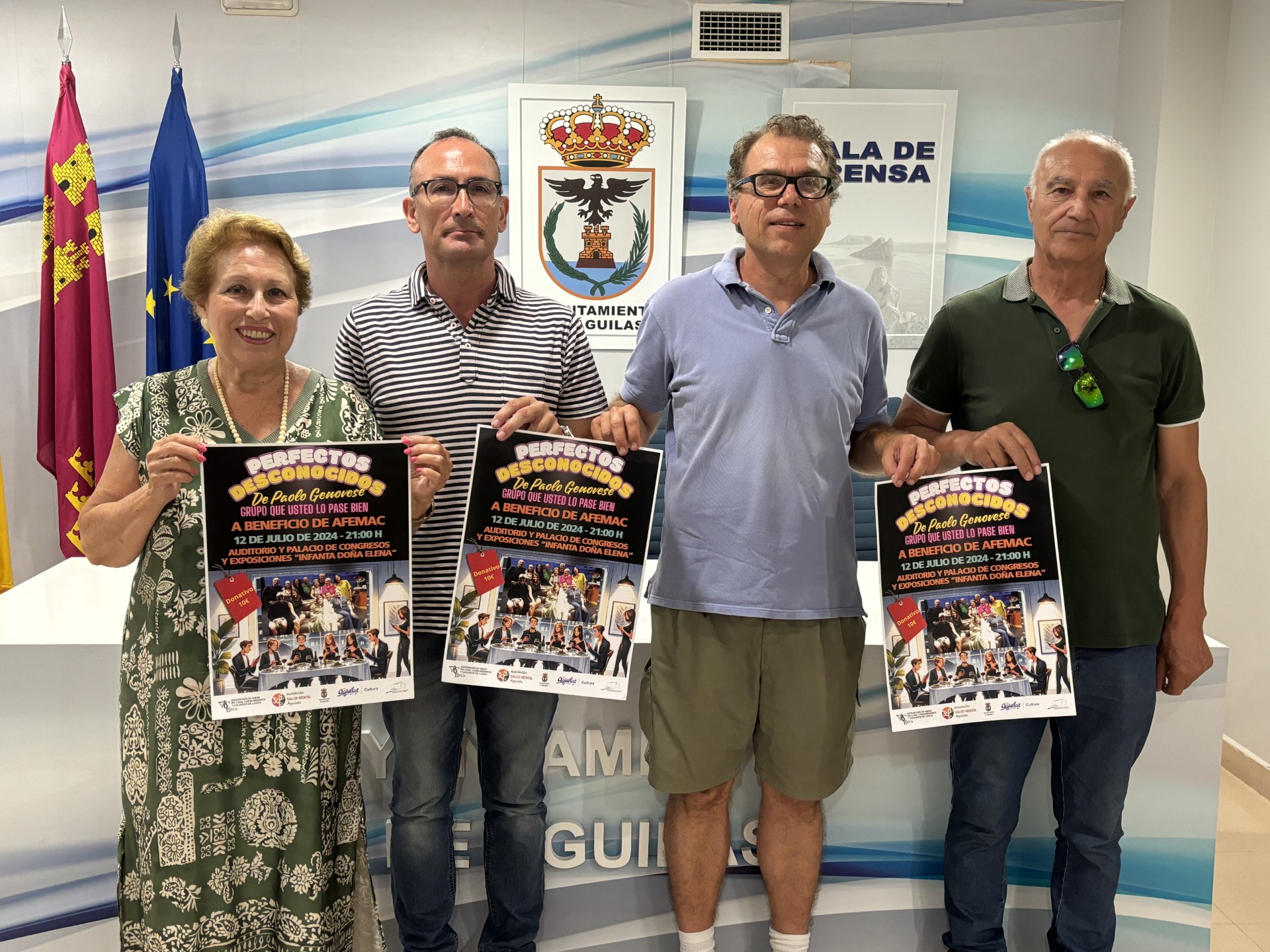 El viernes se lleva a escena “Perfectos desconocidos” a beneficio de Afemac