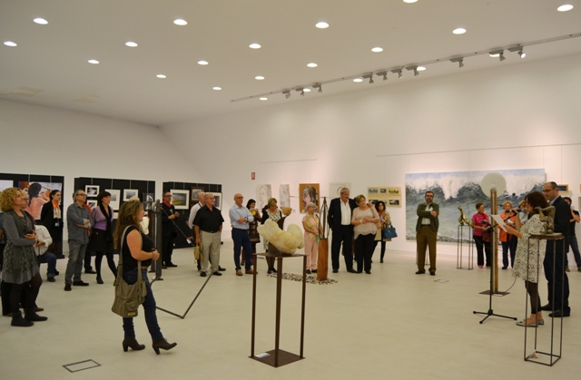 El colectivo Canyada D’Art expone en el Auditorio de Águilas 