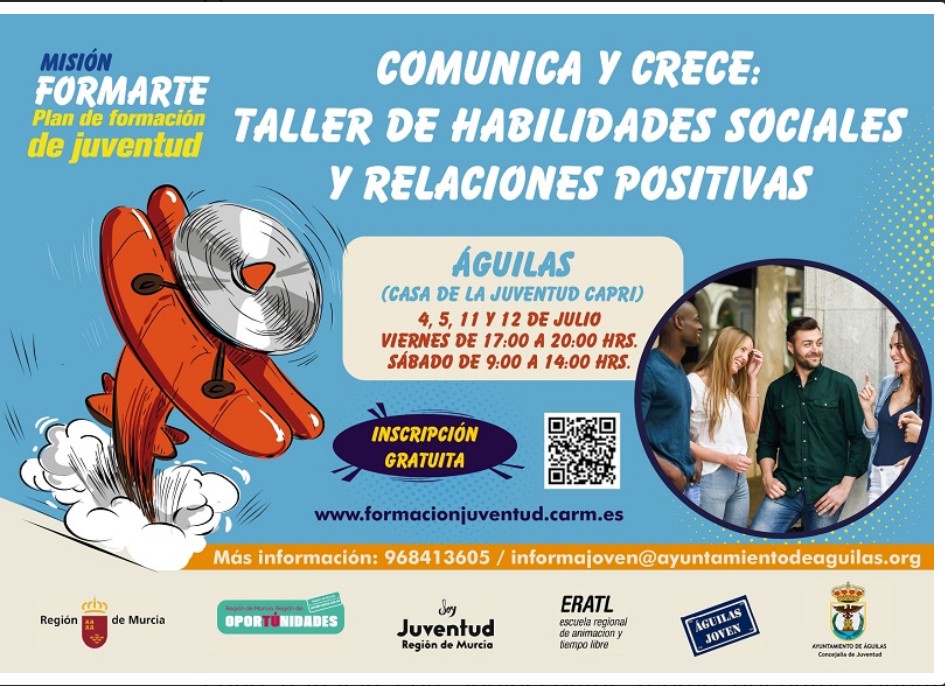 Juventud pone en marcha un taller de Habilidades Sociales y Relaciones Positivas