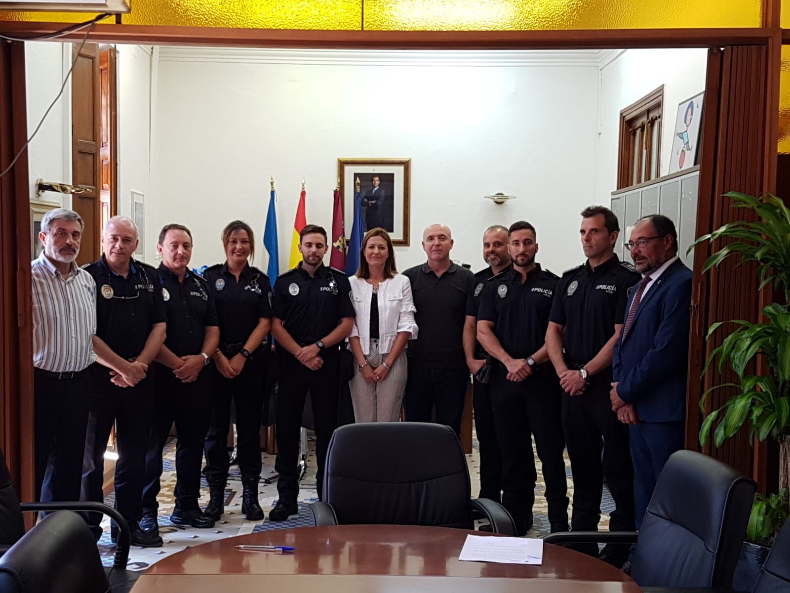 Cinco nuevos agentes en prácticas se suman al cuerpo de Policía Local de Águilas