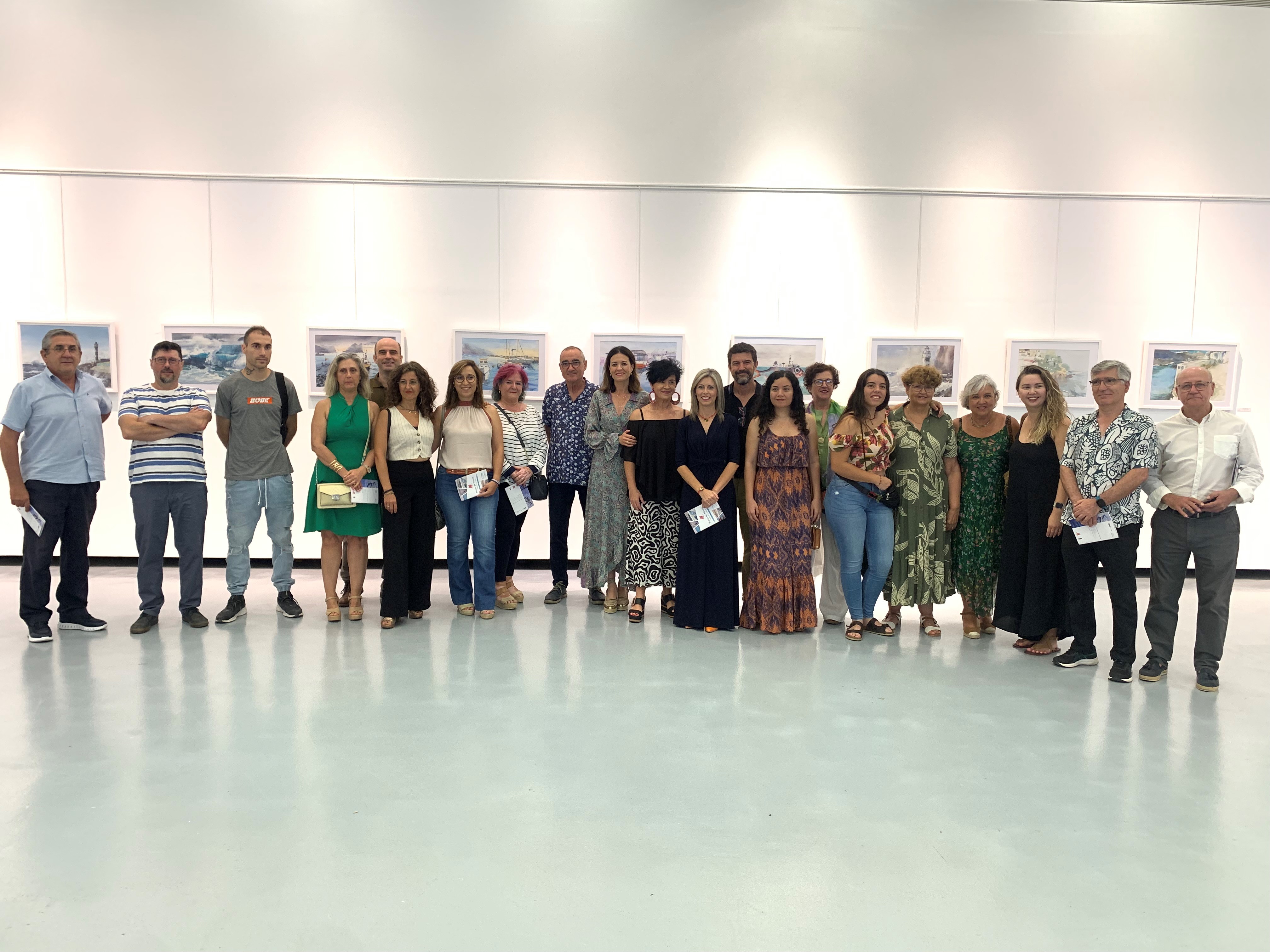 El Auditorio acoge la exposición “Mares de Murcia”, de la Asociación de Acuarelistas de la Región