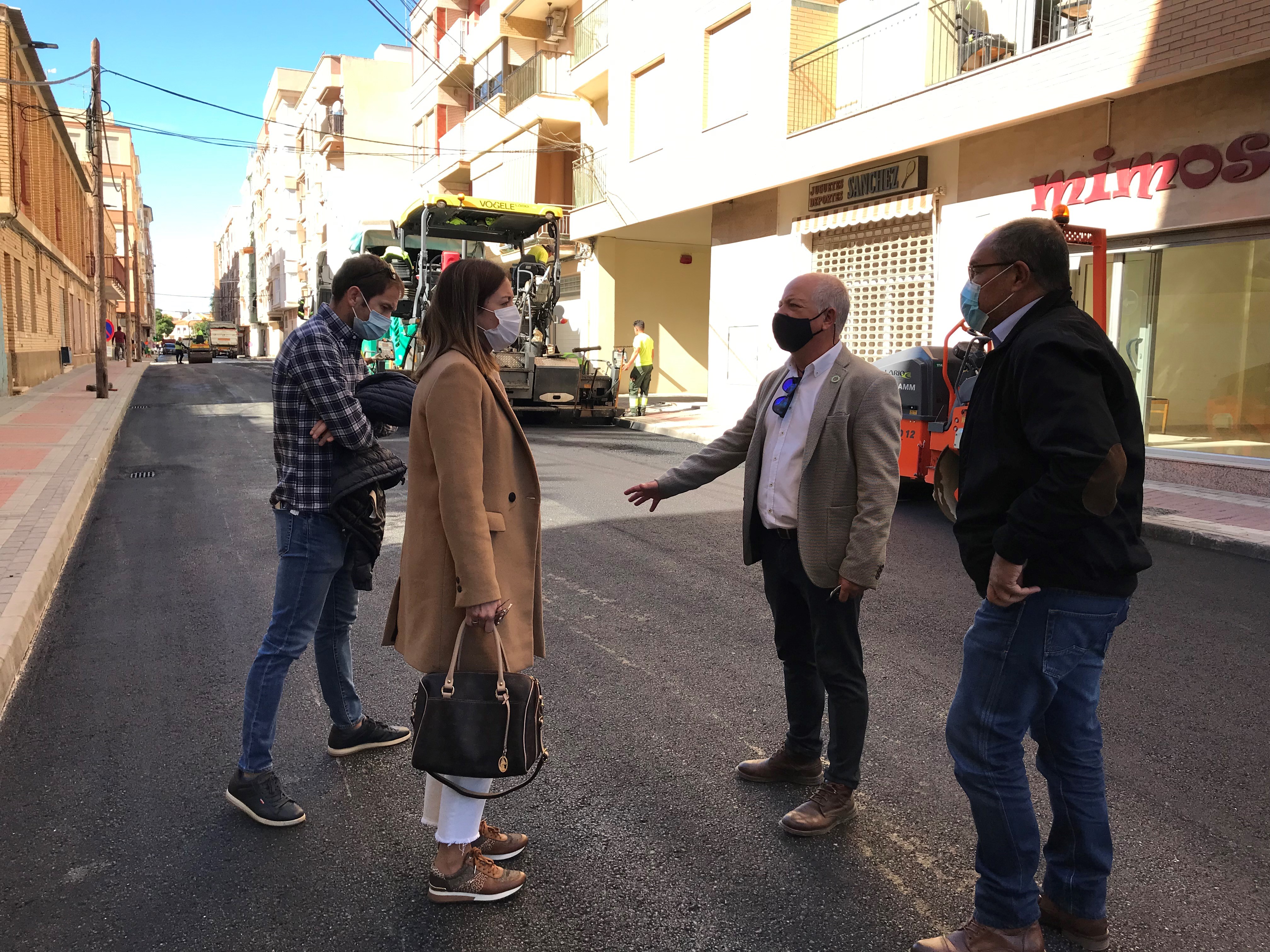 Las obras de remodelación de la calle Fuensanta entran en su fase final