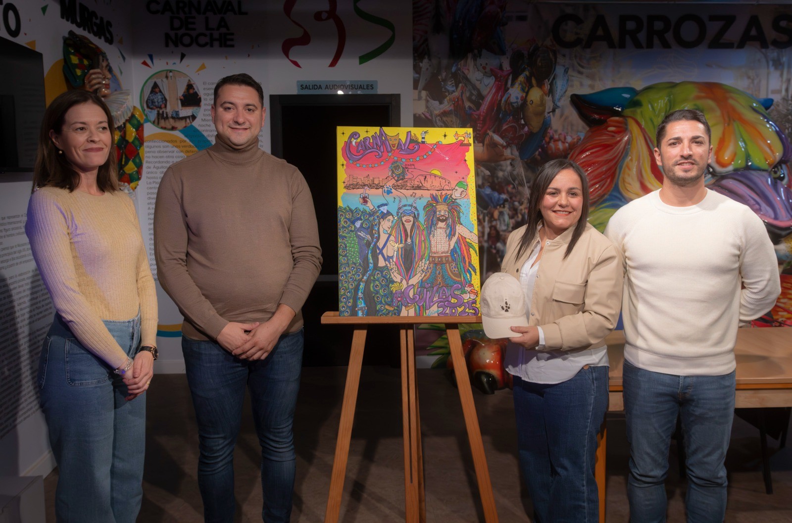 Irina Cazorla presenta el cartel anunciador del Carnaval 2025