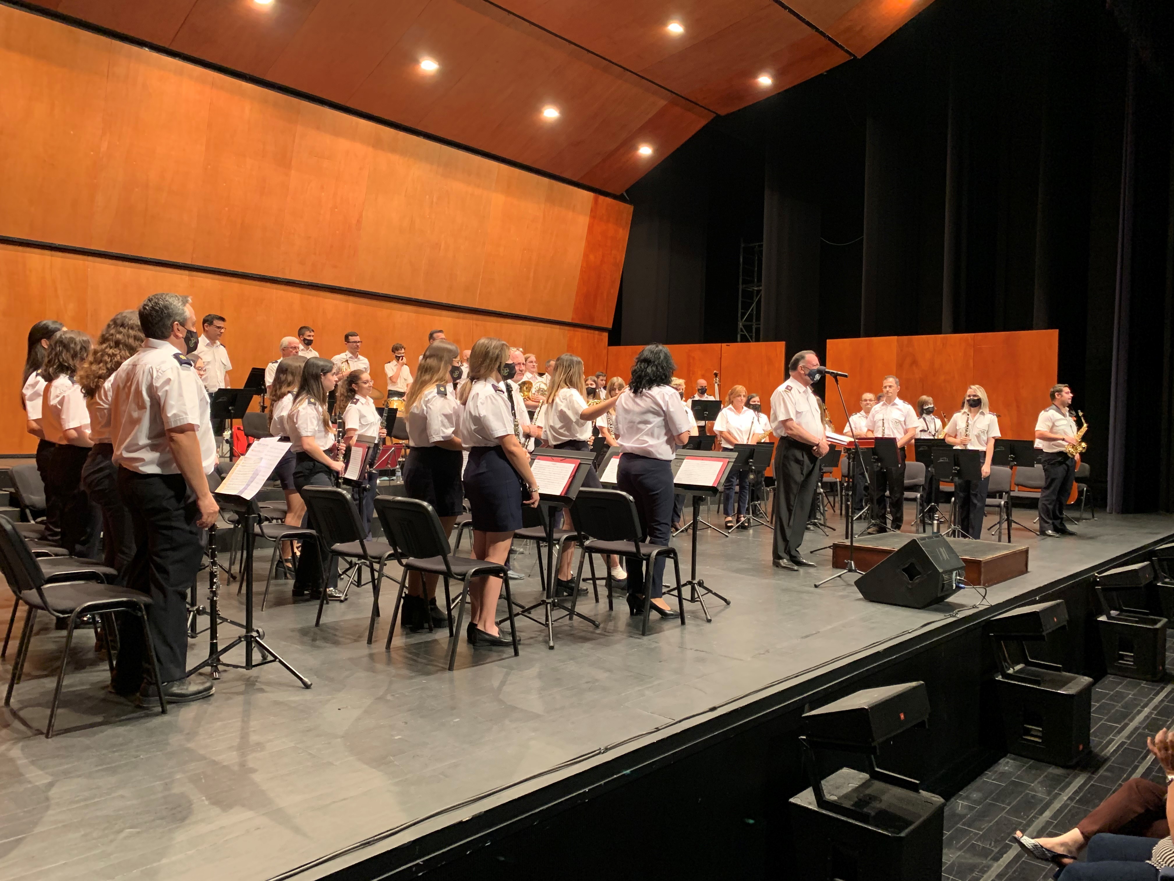 El Auditorio de Águilas acogió ayer un Concierto Extraordinario de la Banda Sinfónica del Patronato Musical Aguileño