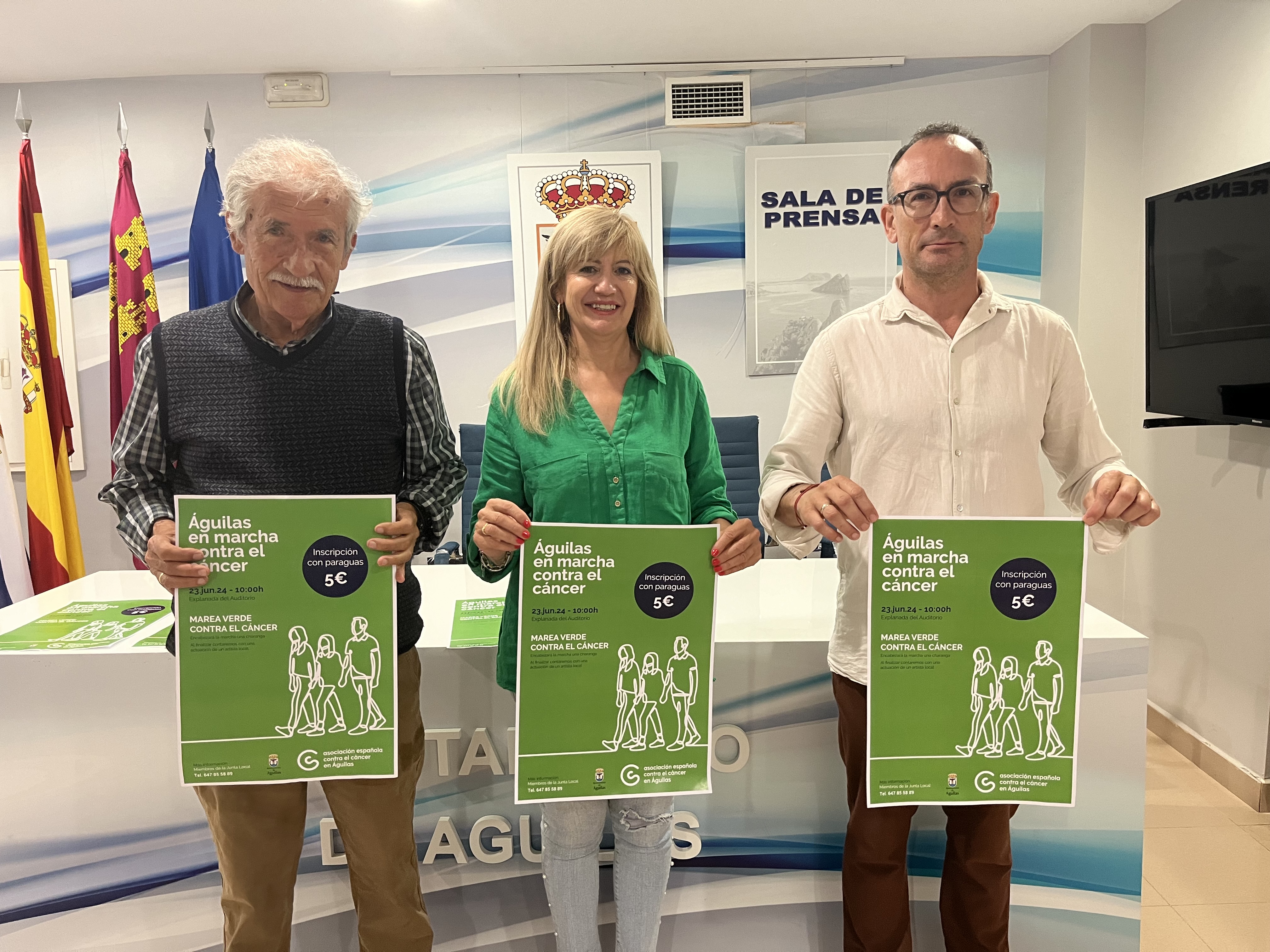 Águilas, en marcha contra el cáncer