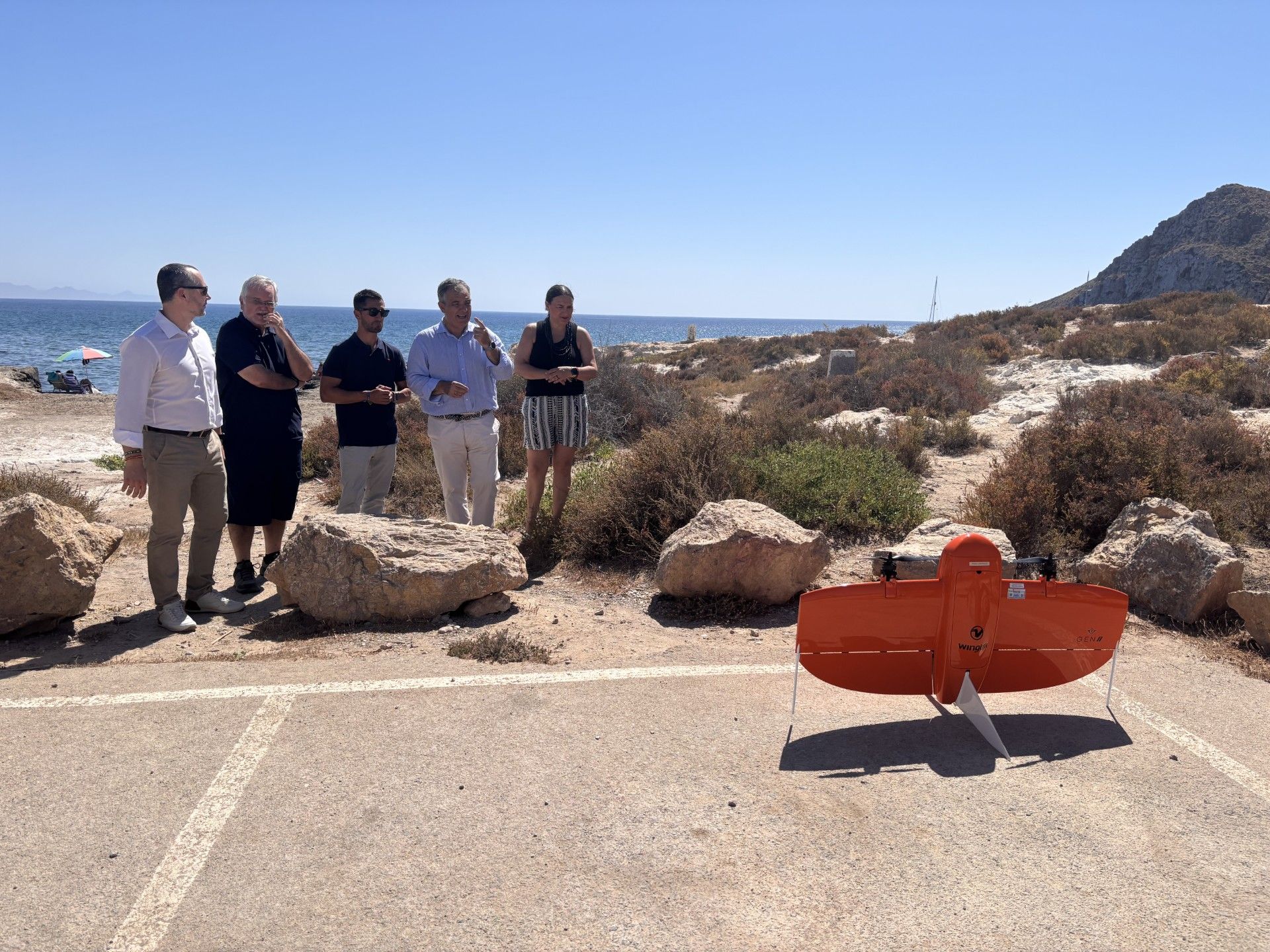 Águilas acoge la presentación de dos nuevos drones para la vigilancia ambiental y la prevención de incendios
