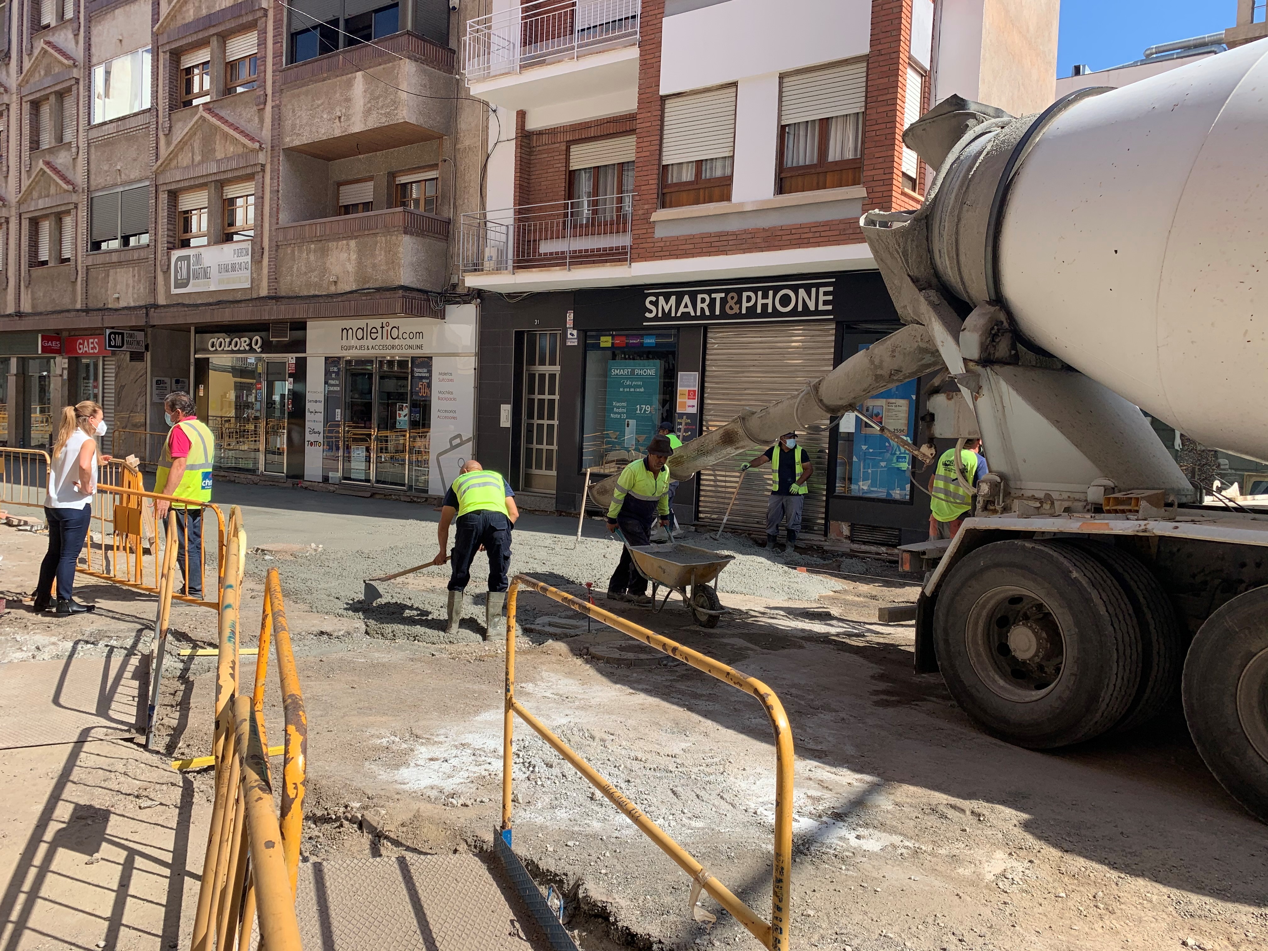 El Ayuntamiento de Águilas bonificará a los comercios y establecimientos de hostelería de las calles afectadas por las obras de peatonalización y plataforma única