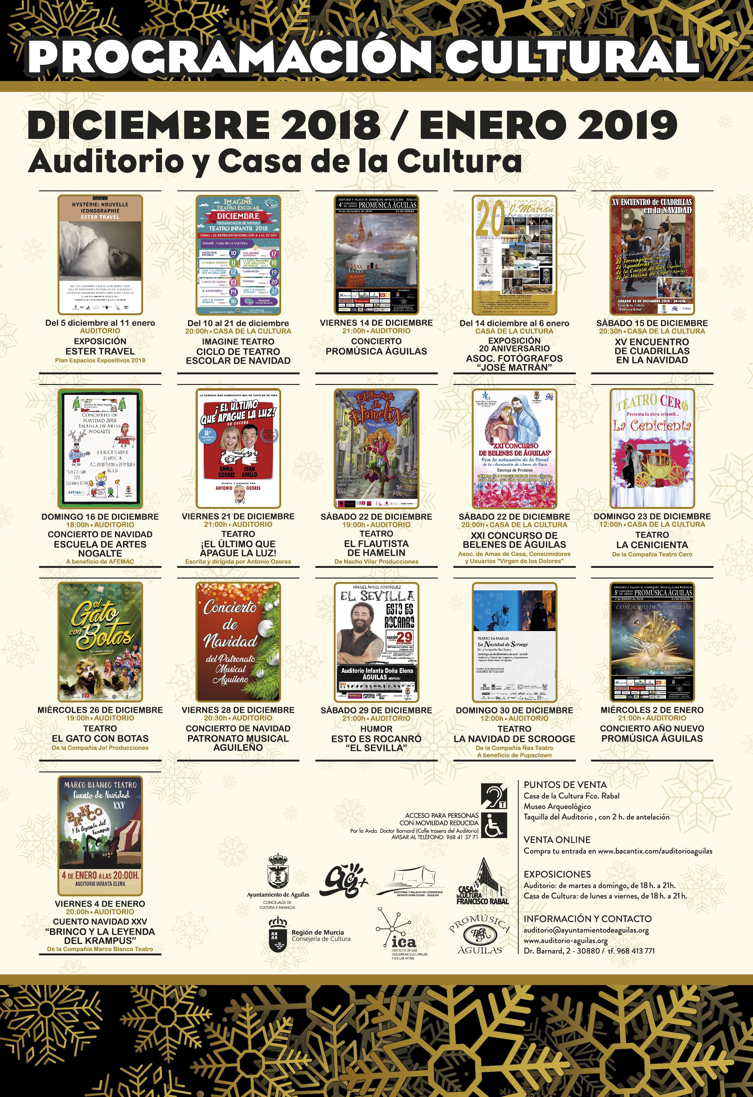 Los clásicos de la literatura infantil, protagonistas de la programación cultural de Navidad