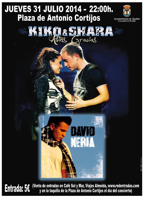 Las concejalías de Cultura y Festejos de Águilas despiden el mes de julio con música  