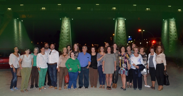 Águilas se ilumina de verde por la plena inclusión de personas con discapacidad intelectual