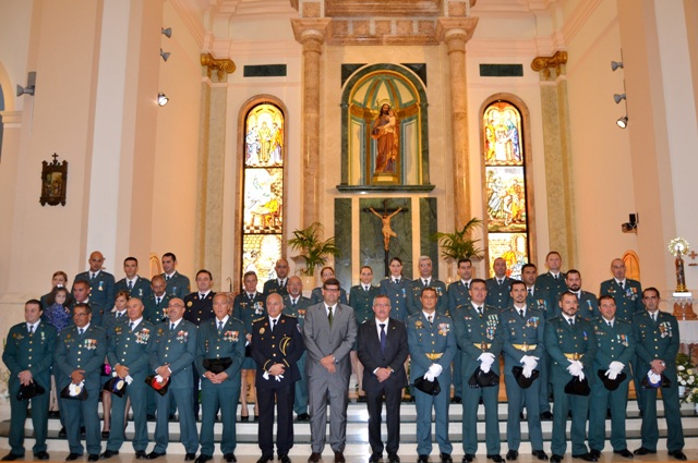 La Guardia Civil de Águilas celebra el día de su patrona