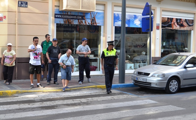 Los alumnos del Centro Ocupacional ‘Urci’ se forman en Educación Vial 