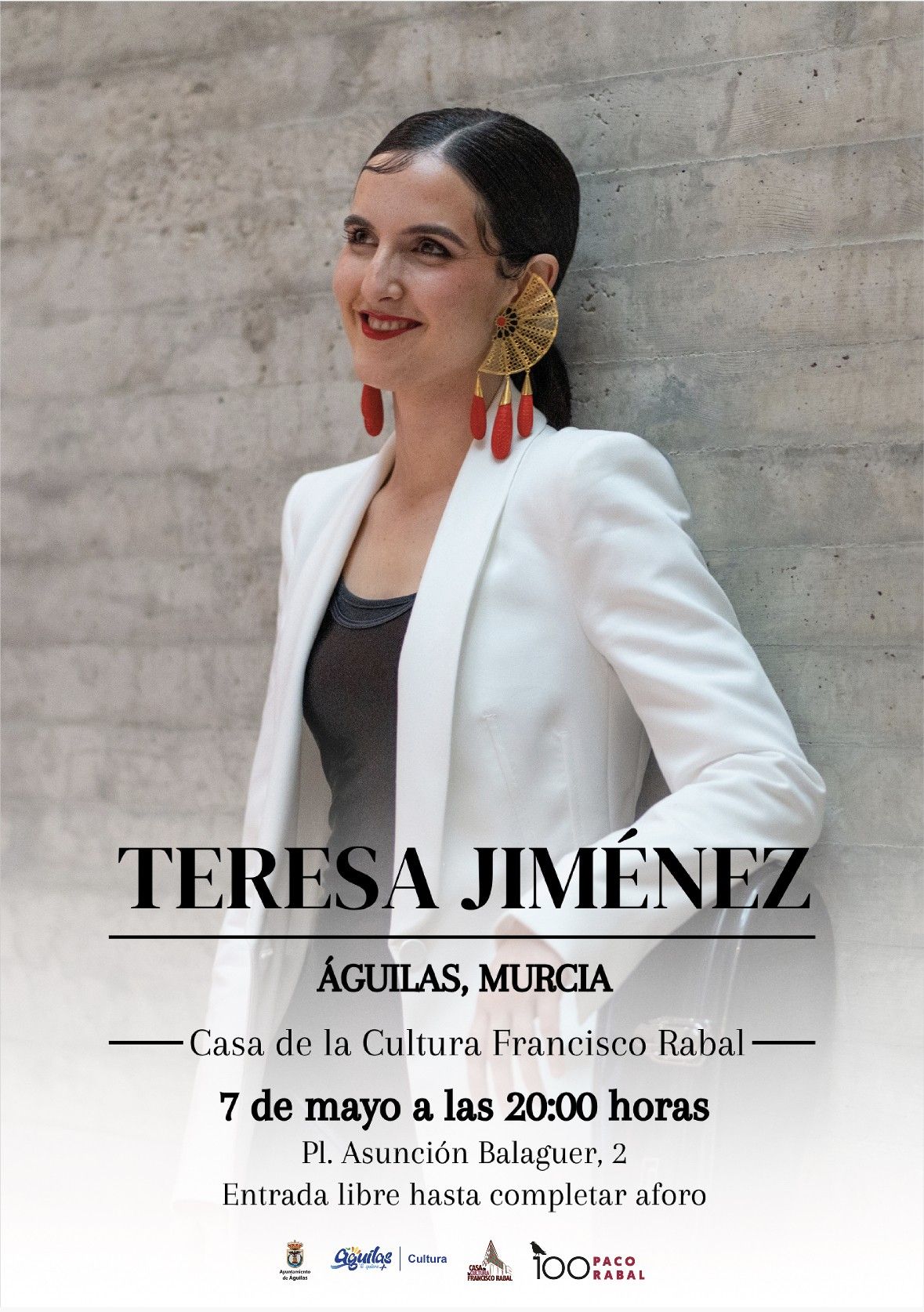La guitarrista Teresa Jiménez protagoniza un concierto especial por el centenario de Paco Rabal