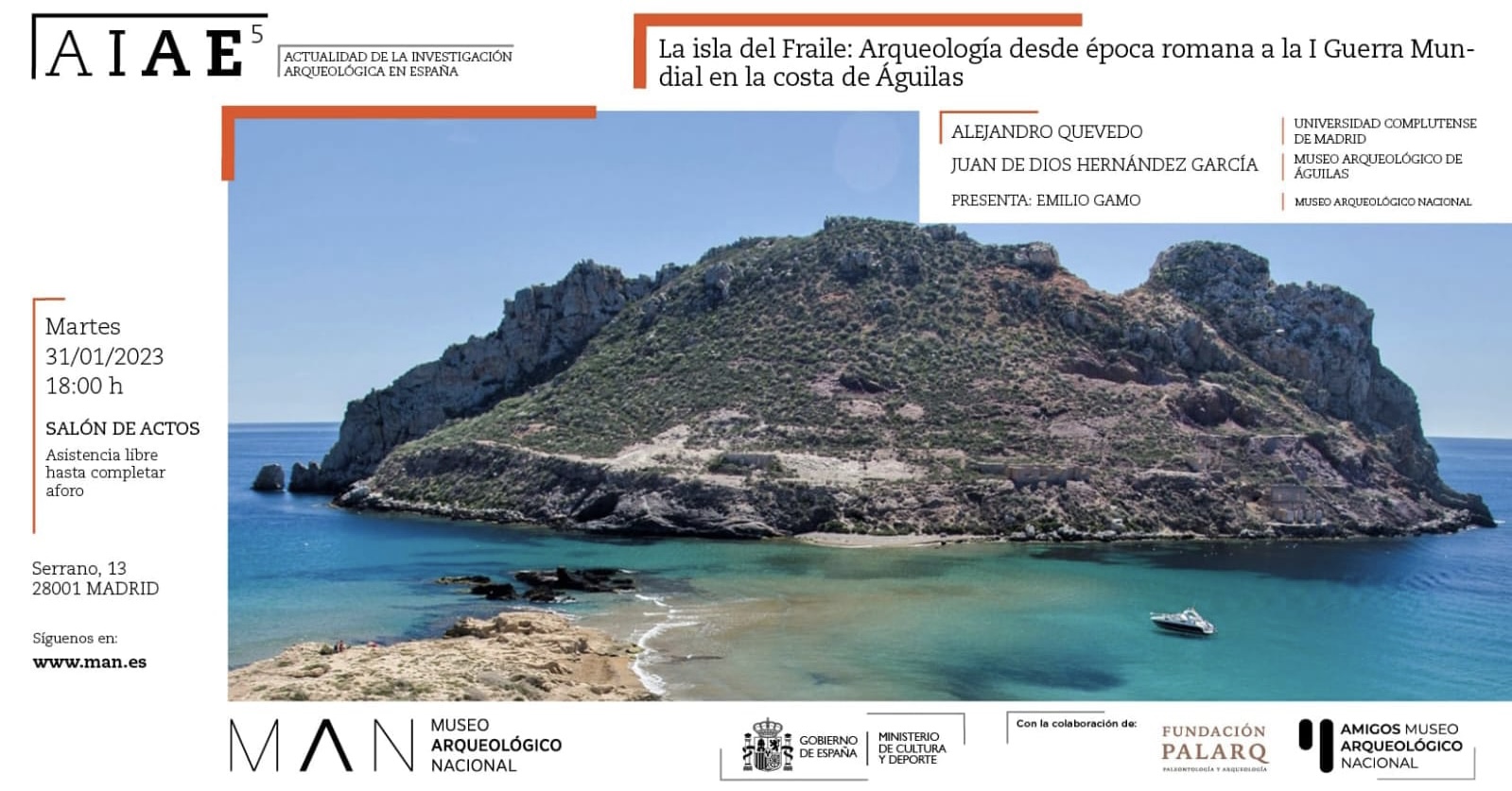 La isla del Fraile, en el Museo Arqueológico Nacional