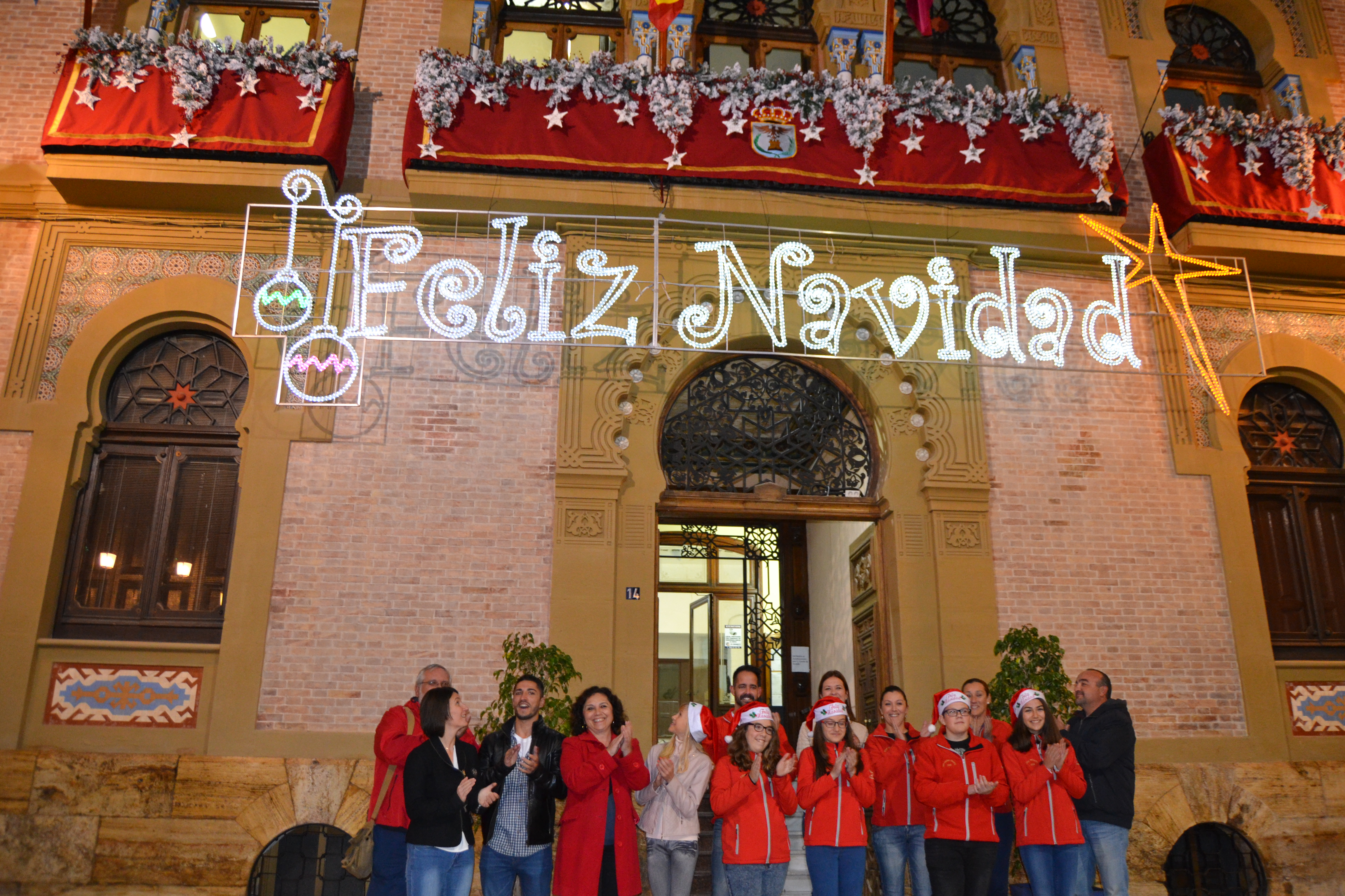 Los personajes del Carnaval encienden la Navidad