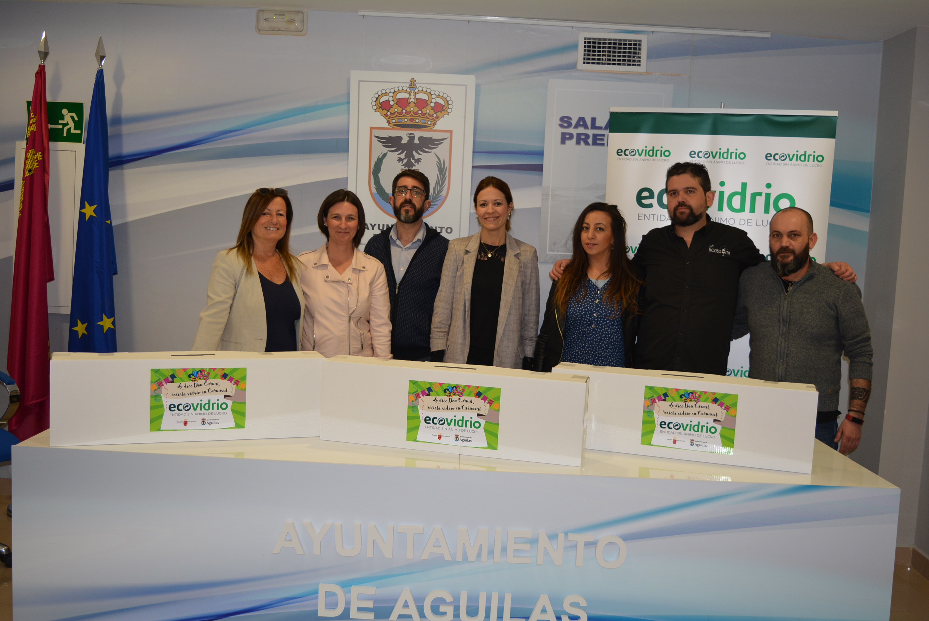 Ecovidrio entrega los premios a los hosteleros ganadores de la campaña “Lo dice Don Carnal, recicla vidrio en Carnaval”