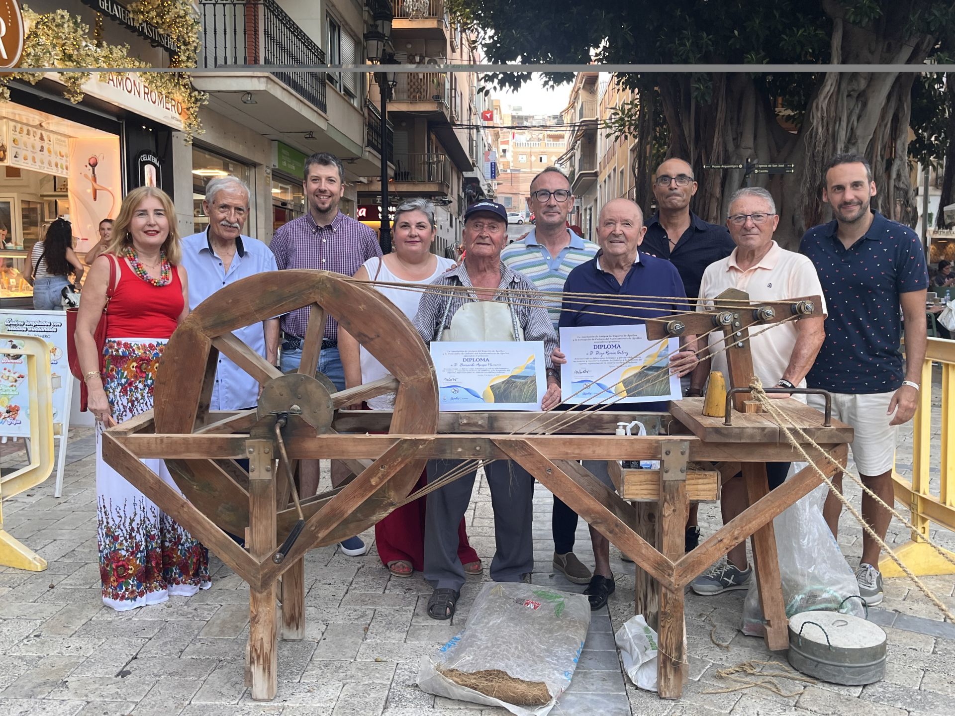 La Plaza de España acogió la XIII Fiesta del esparto