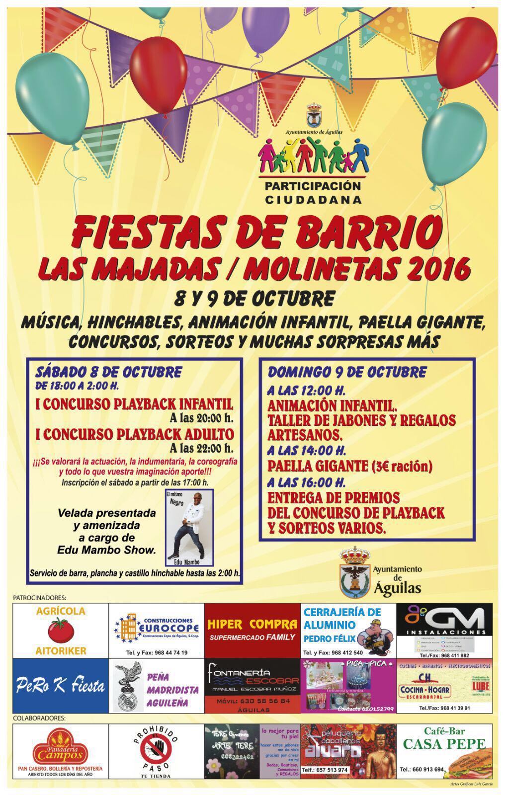 Las Majadas-Molinetas vivirán este fin de semana sus Fiestas de Barrio