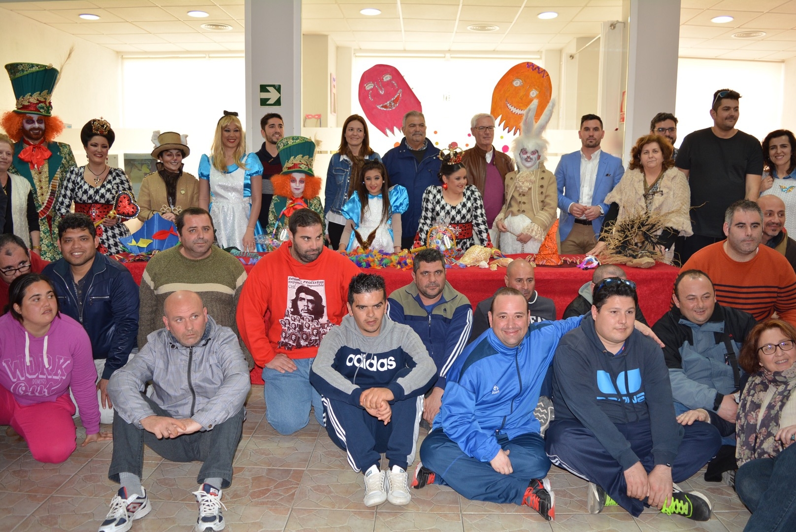 Los personajes del Carnaval visitan Afemac