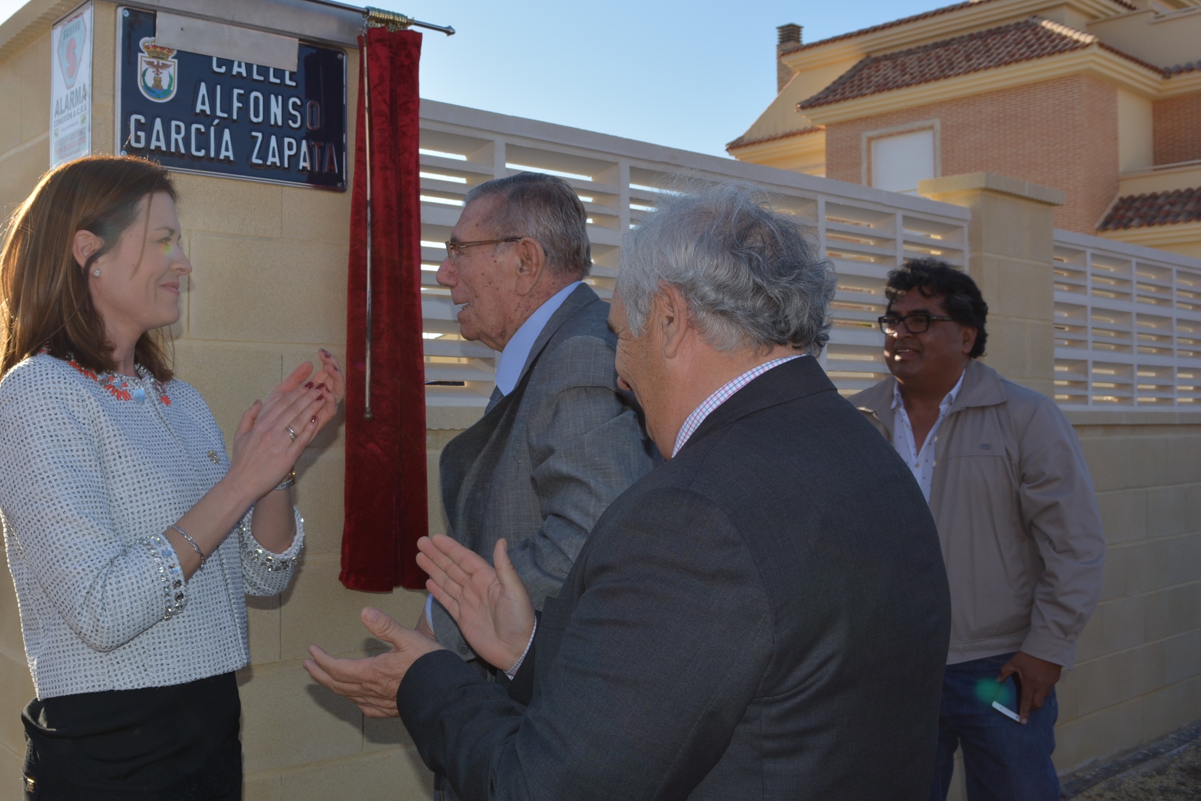 Alfonso García Zapata cuenta ya con una calle en la localidad