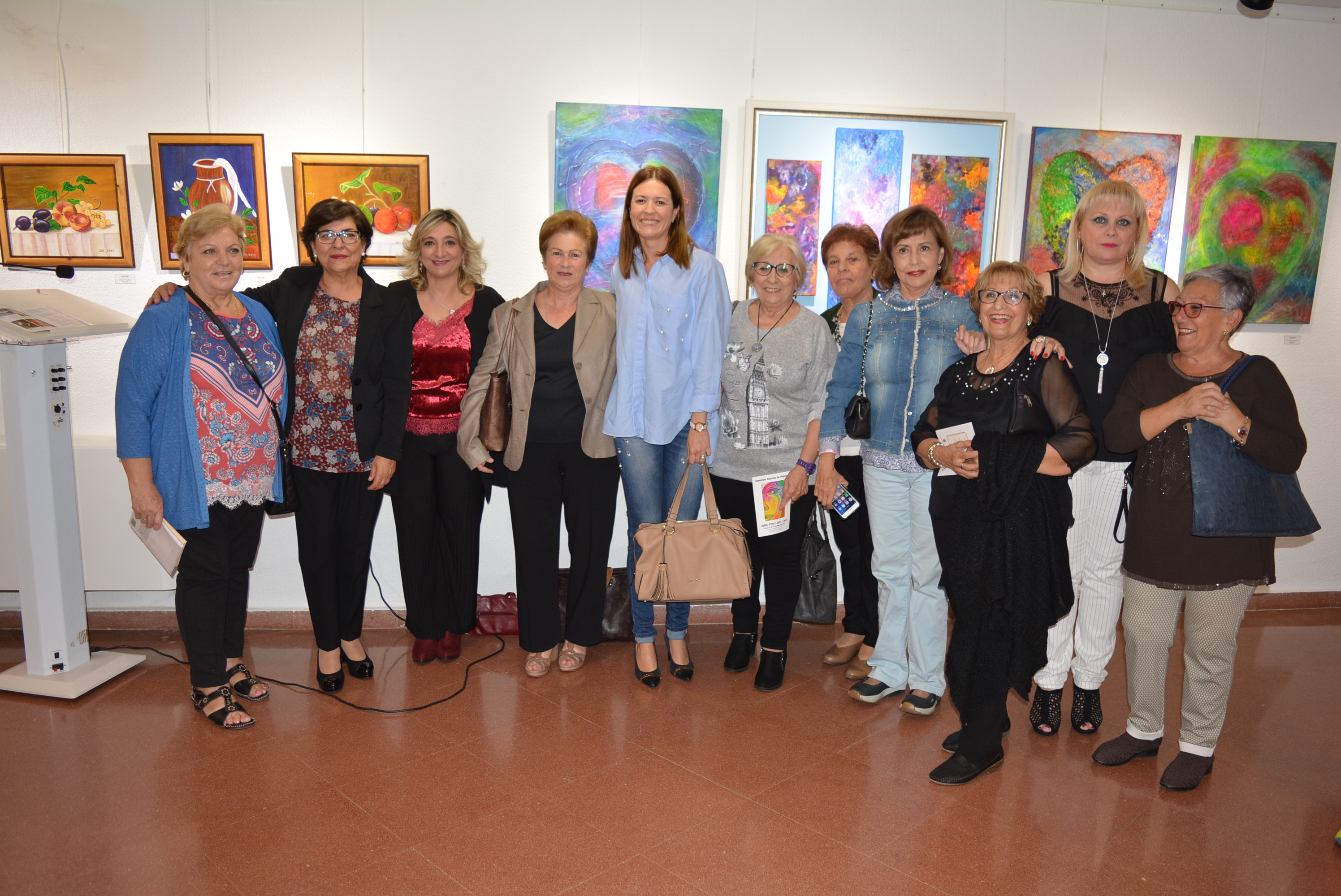 Los alumnos del taller Pint Art exponen sus trabajos
