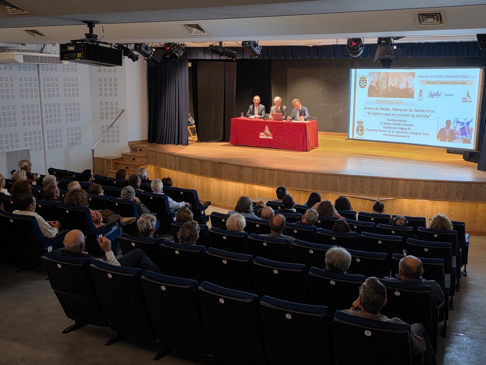 La Casa de Cultura acoge una conferencia sobre Álvaro Bazán a cargo de Mateo Cerdán
