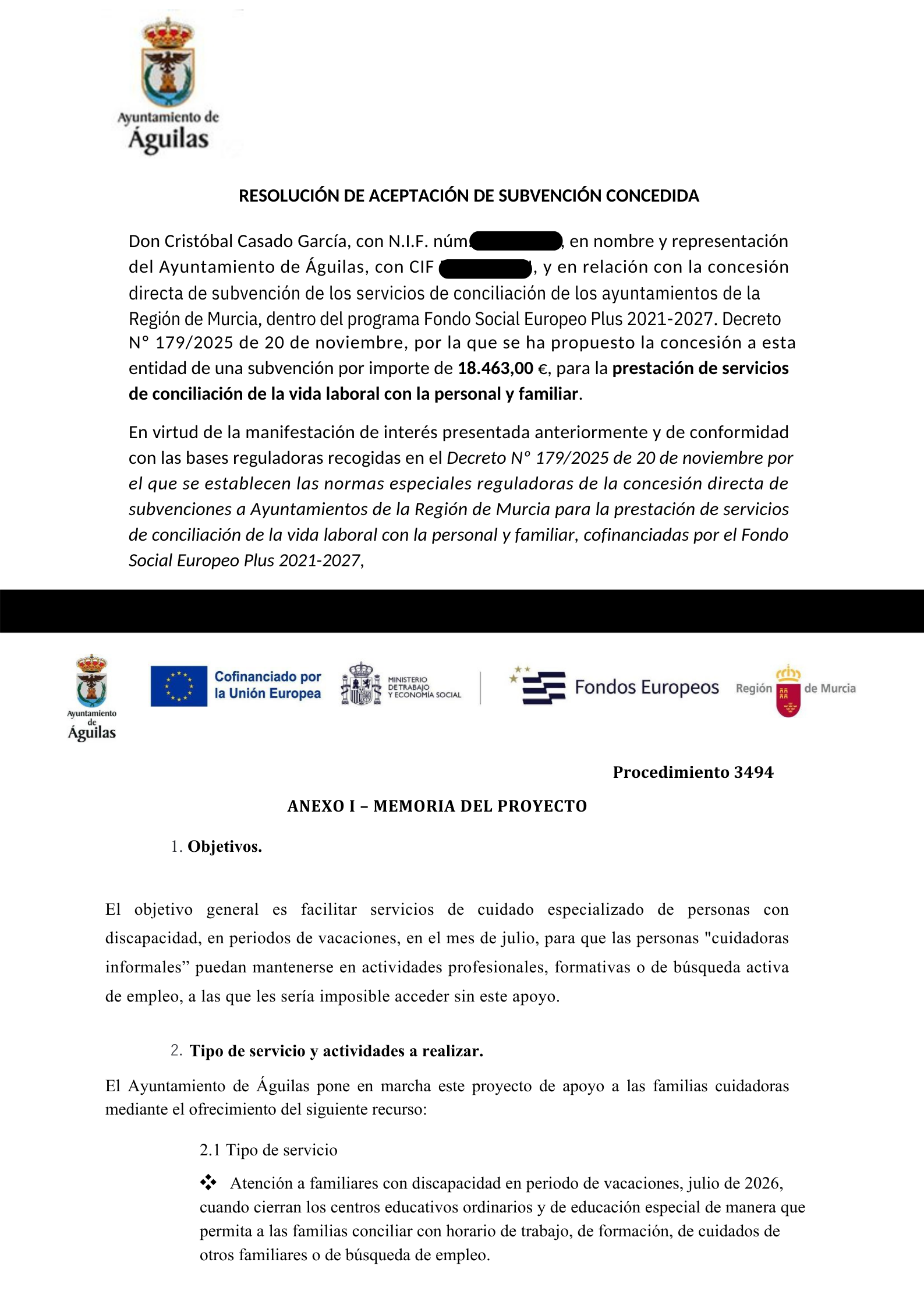 El Ayuntamiento continúa trabajando en la puesta en marcha de Escuelas de Verano Inclusivas
