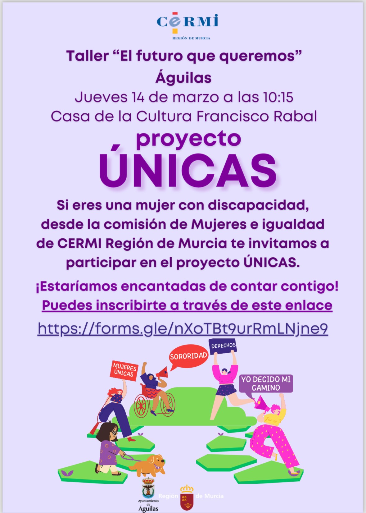 El próximo día 14 se desarrollará en Águilas el taller “El futuro que queremos”