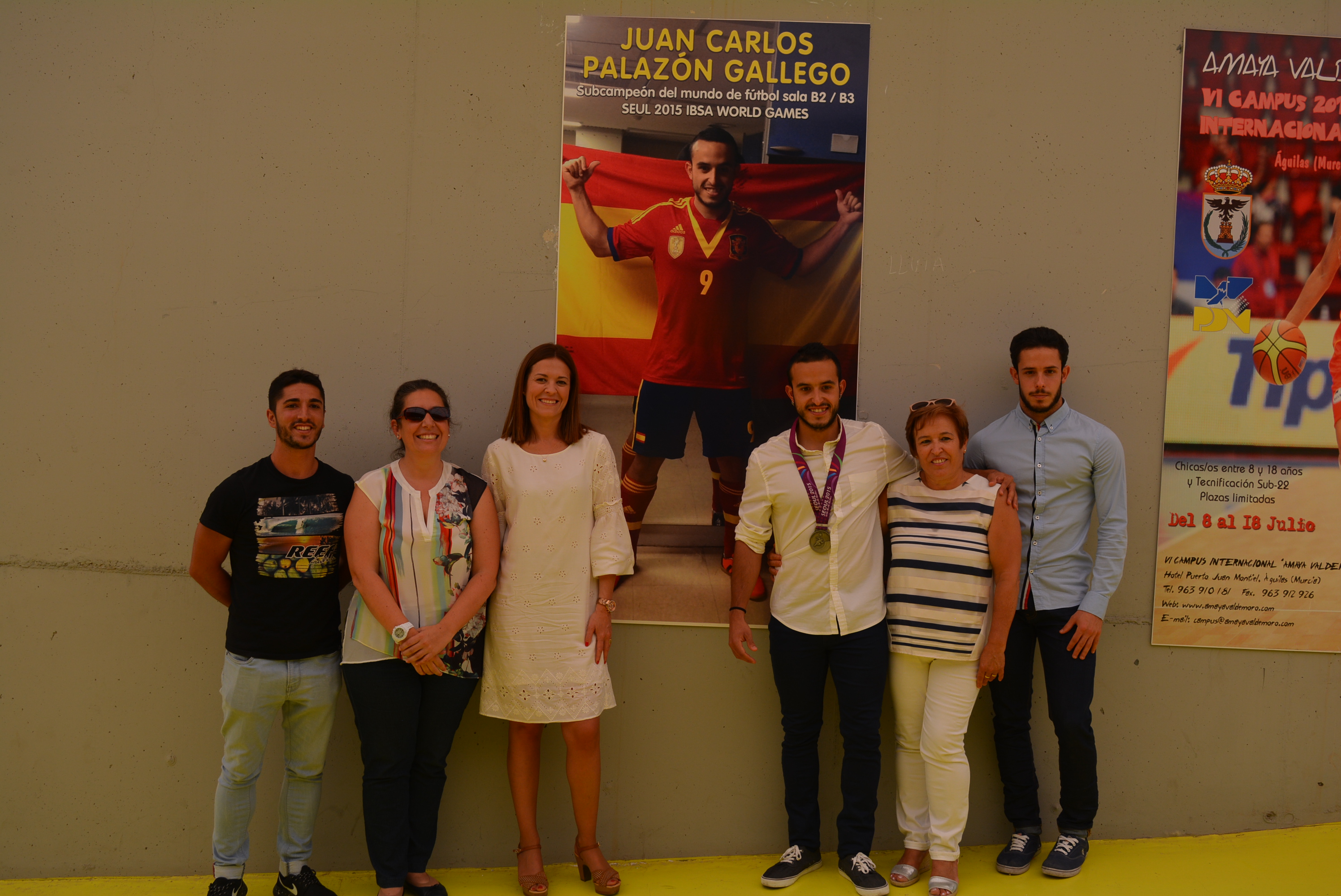 Juan Carlos Palazón se suma al “Pasillo de los Triunfos” del Polideportivo Municipal