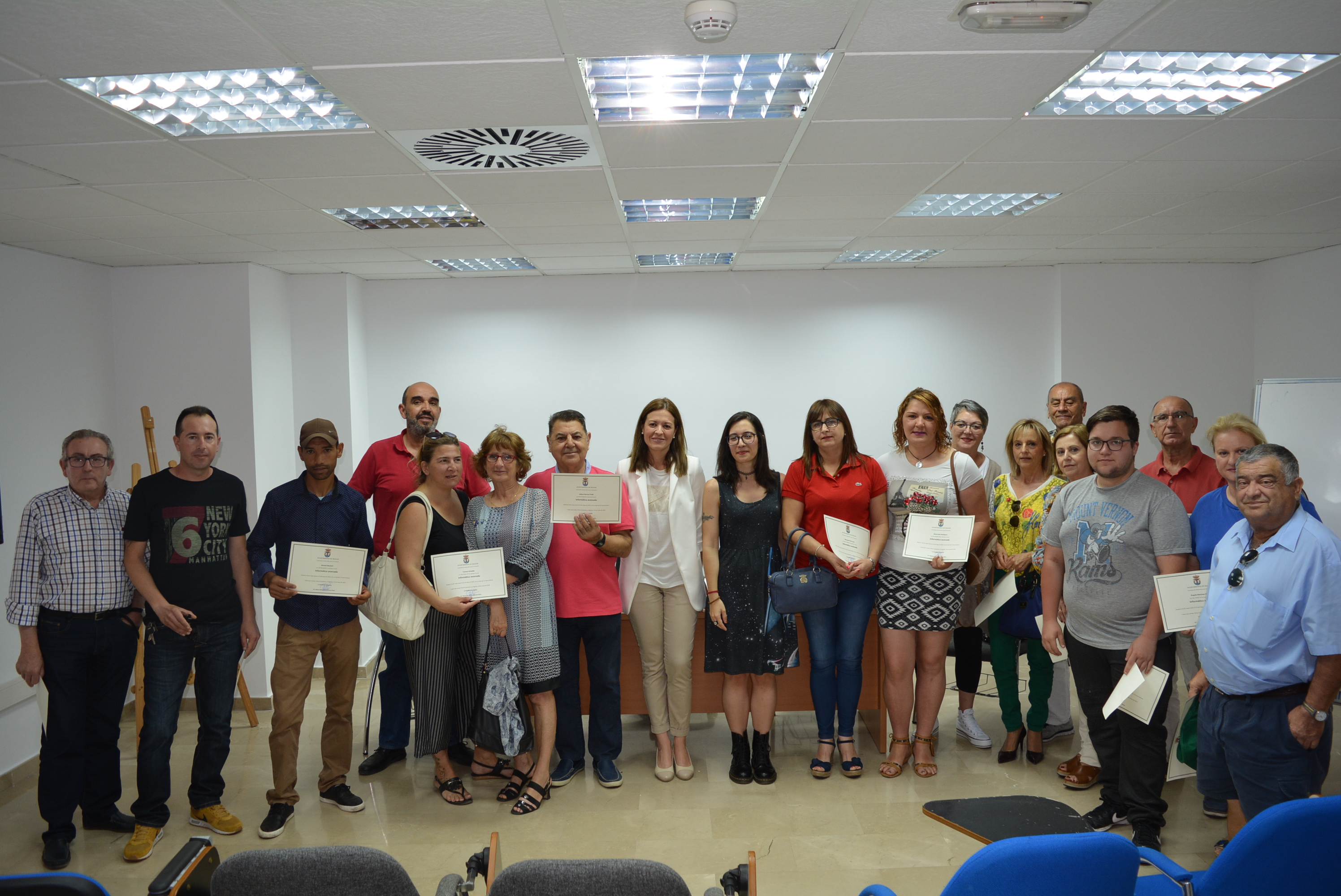 Concluyen los cursos de informática impartidos por técnicos adscritos al Programa de Empleo Público Local de Garantía Juvenil “Refuerzo del Servicio de Desarrollo Económico y Formación del Ayuntamiento de Águilas. Fase 2”