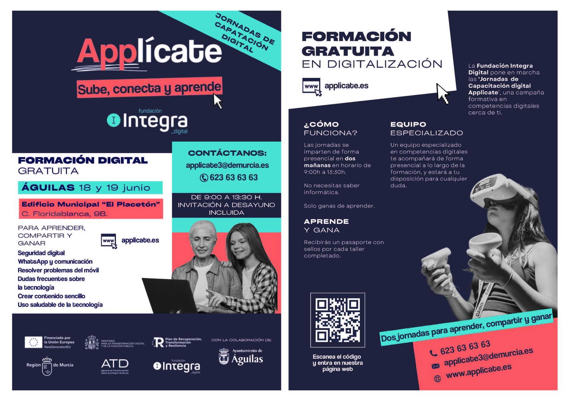Abierto el plazo de inscripción en las jornadas “Applícate: Aprende a usar el móvil”