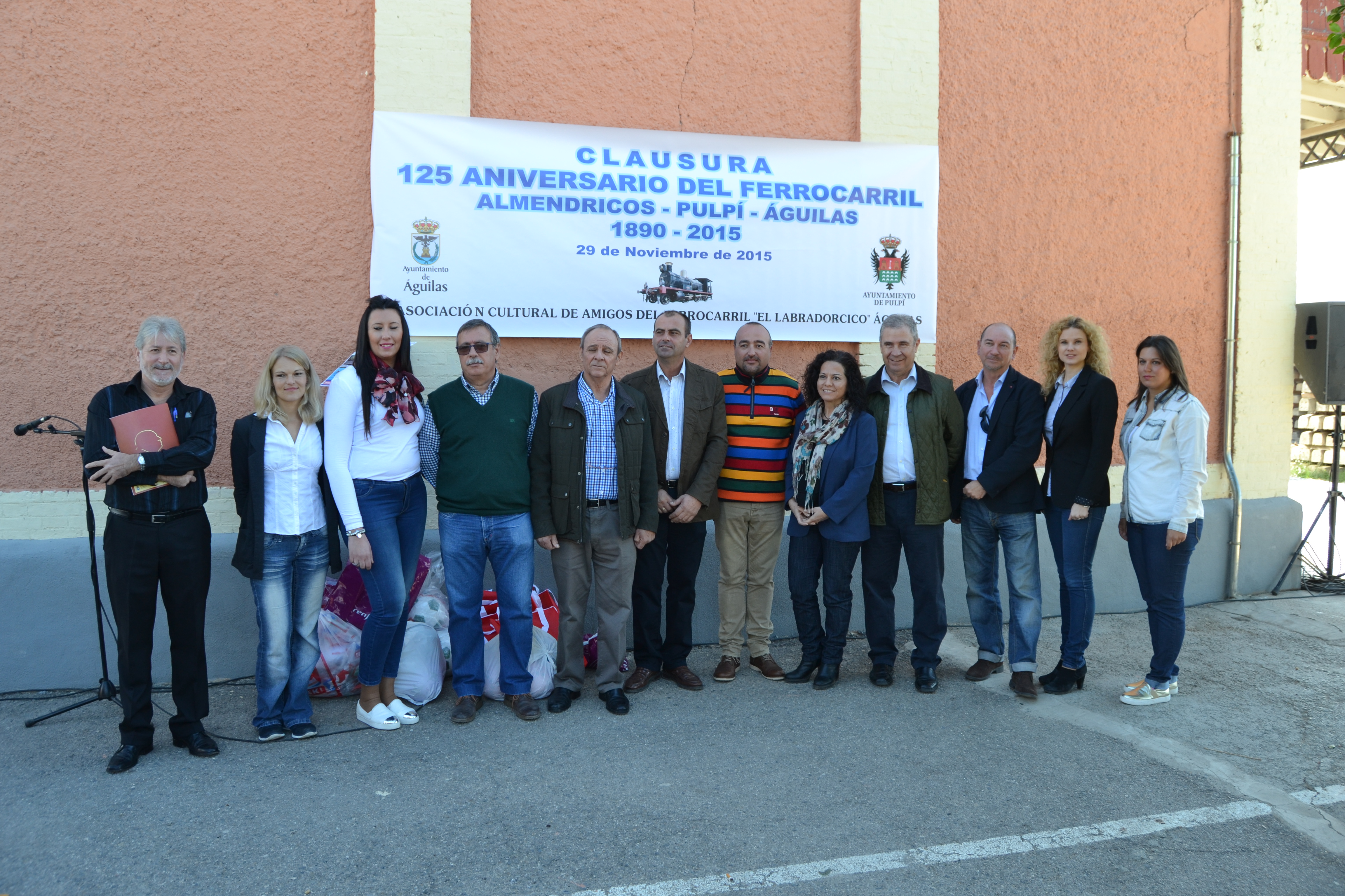 Concluyen los actos programados con motivo del 125 aniversario del ferrocarril Almendricos-Pulpí-Águilas         