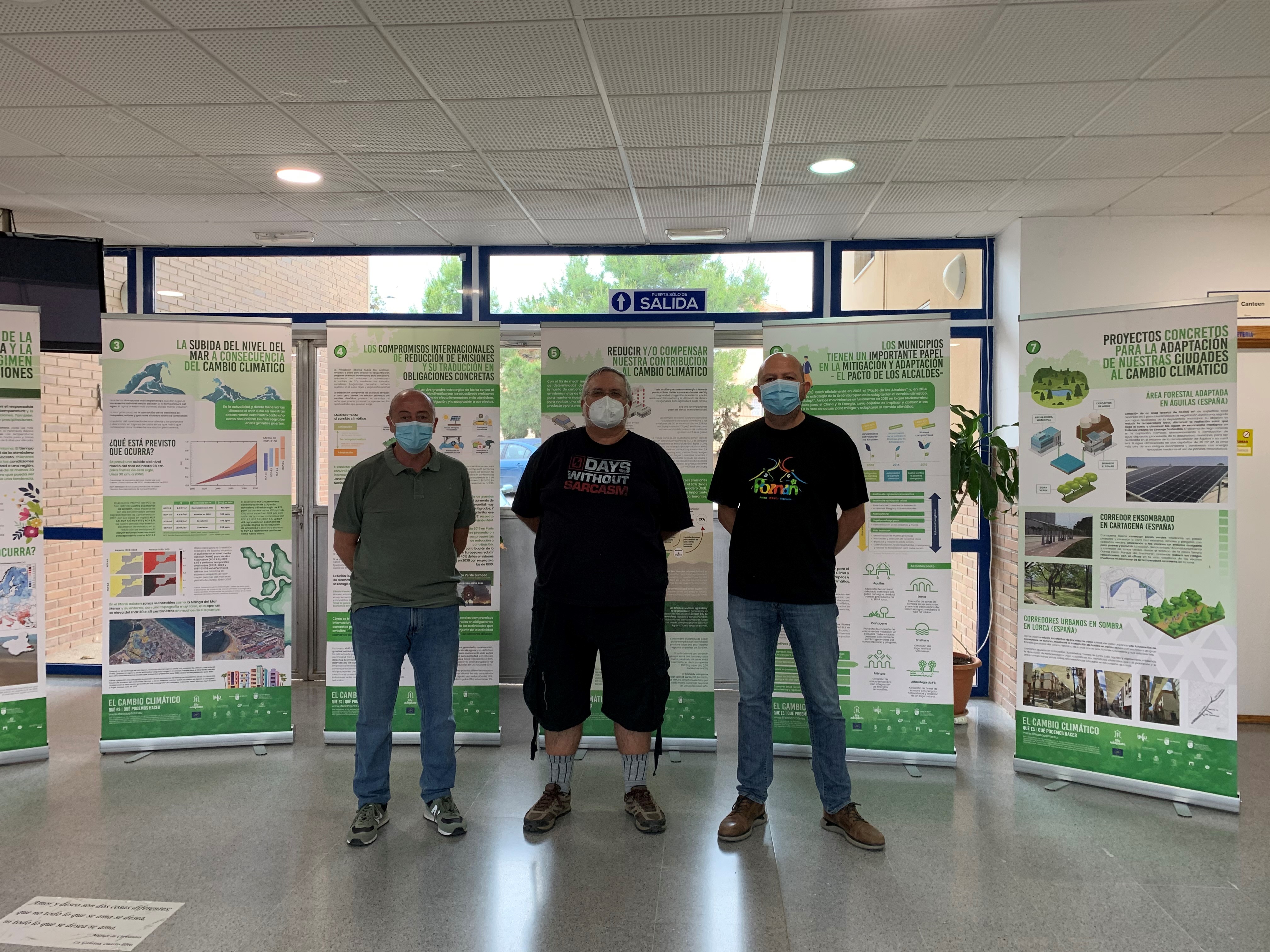 El IES Europa acoge la exposición “Cambio Climático y proyecto LIFE ADAPTATE”, dentro de las actividades del Mes del Medioambiente