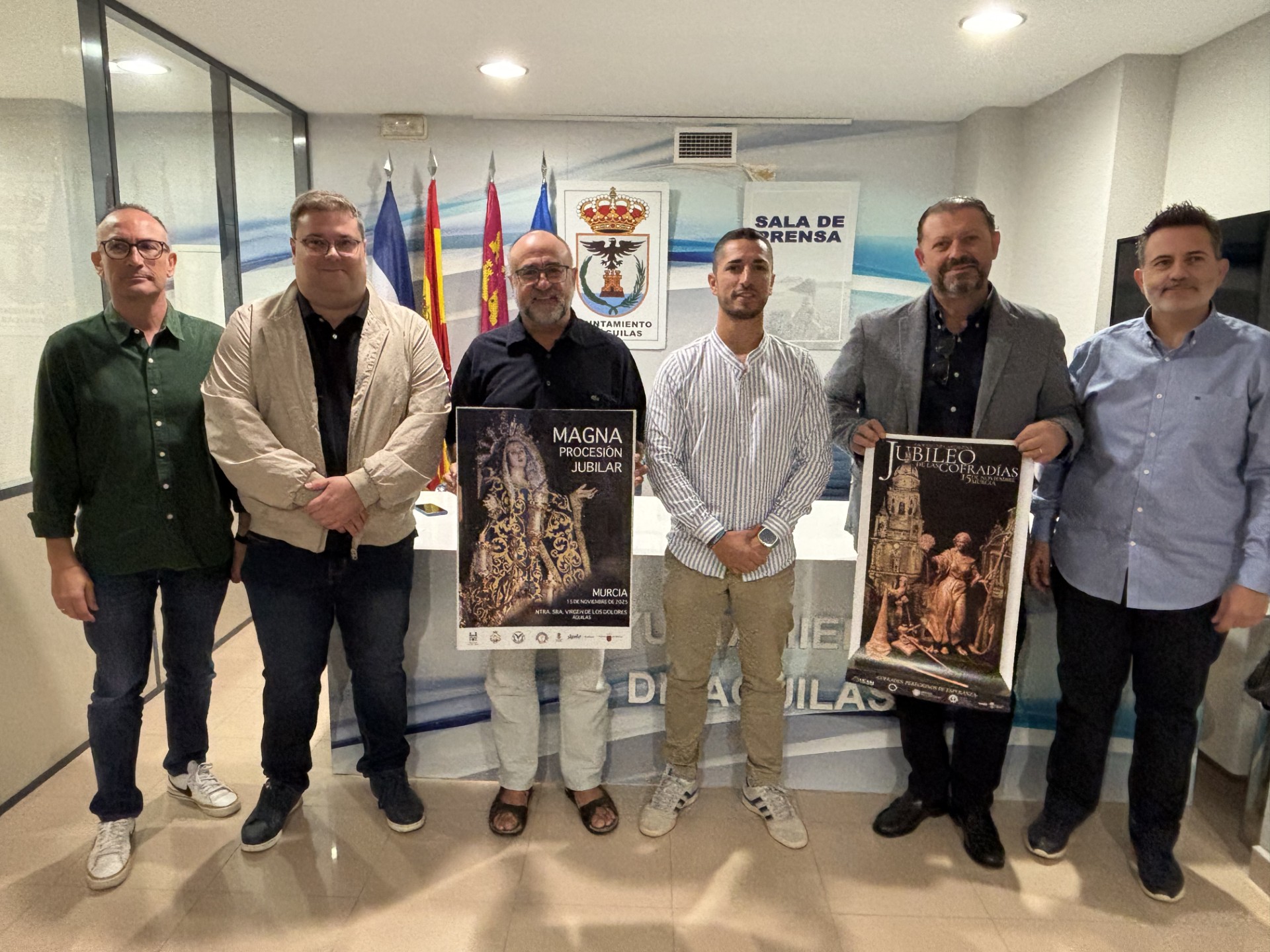 La Patrona de Águilas partió el sábado hacia Murcia donde permanecerá una semana con motivo de la Procesión Magna Jubilar que se celebrará el día 15