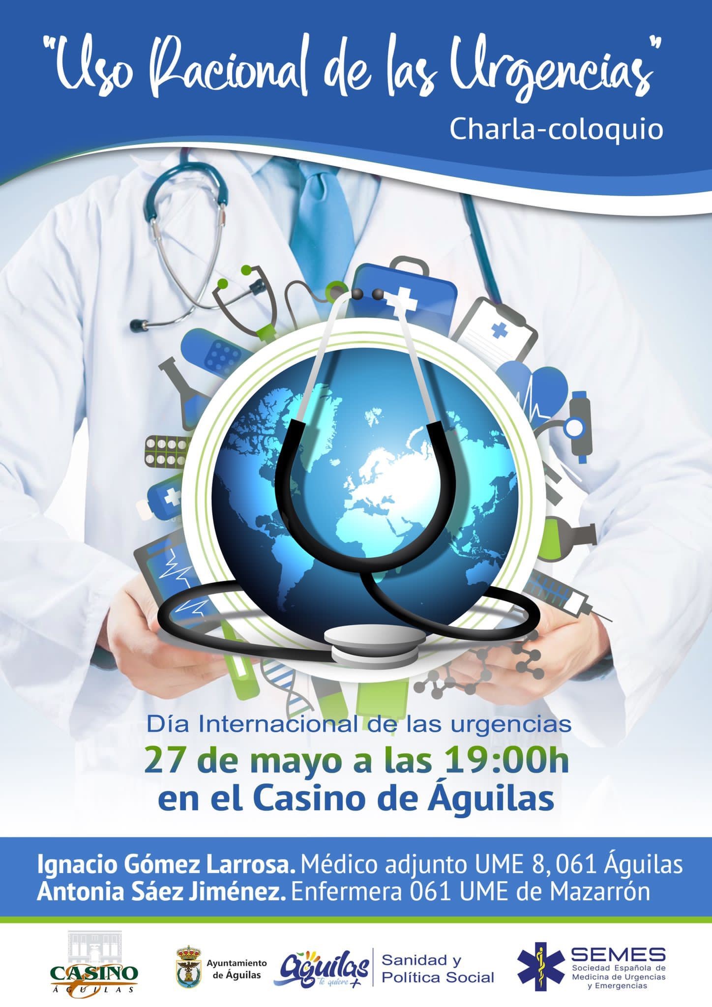 Águilas se suma a los actos conmemorativos del Día Internacional de las Urgencias