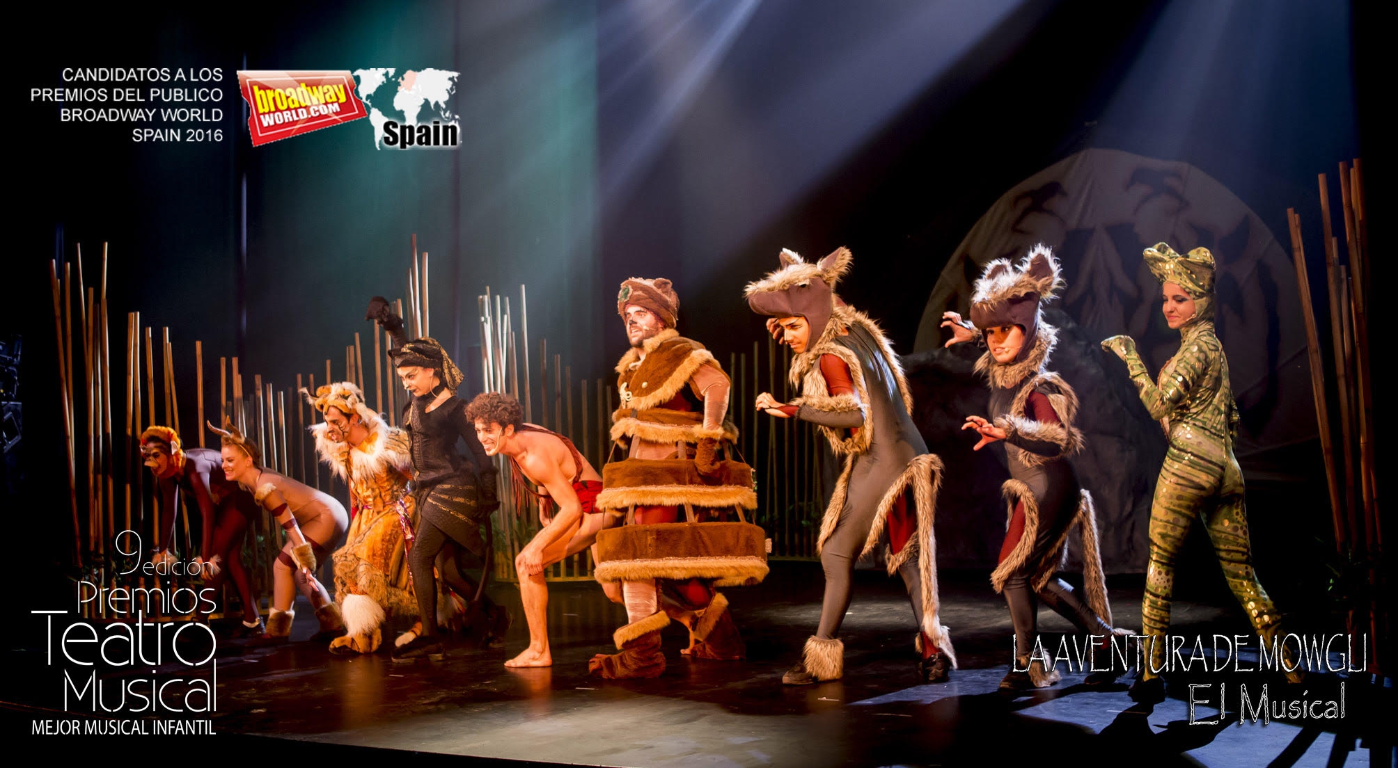 Última semana para votar por La aventura de Mowgli en los Premios Broadway World Spain