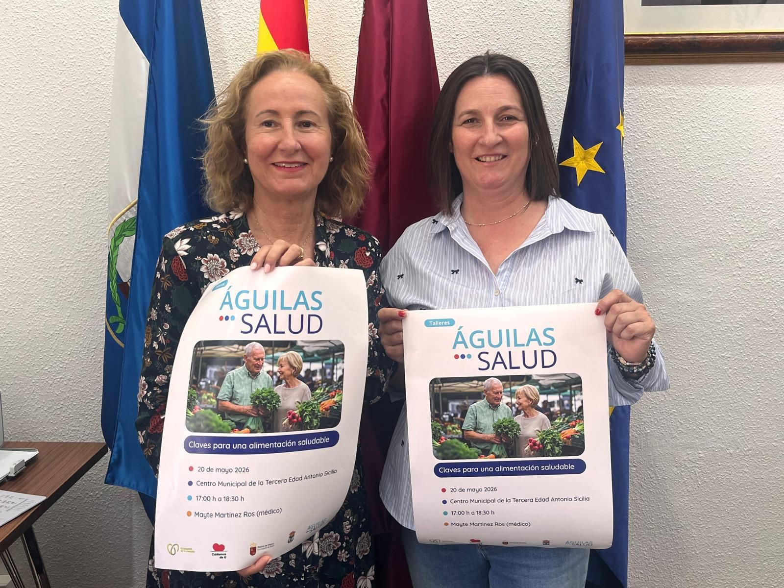 El Centro Municipal de la Tercera Edad acoge los Talleres Águilas Salud