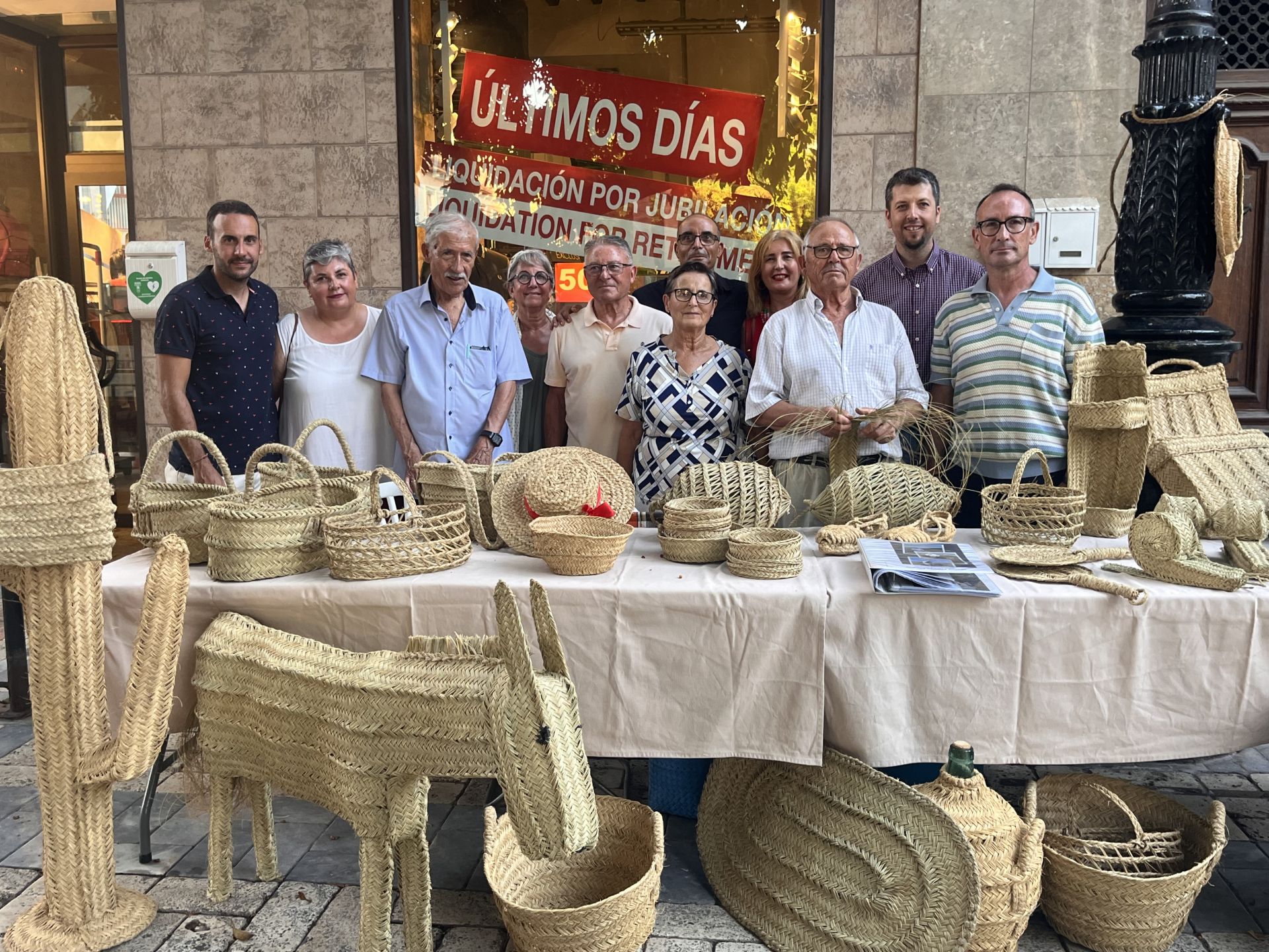 La Plaza de España acogió la XIII Fiesta del esparto