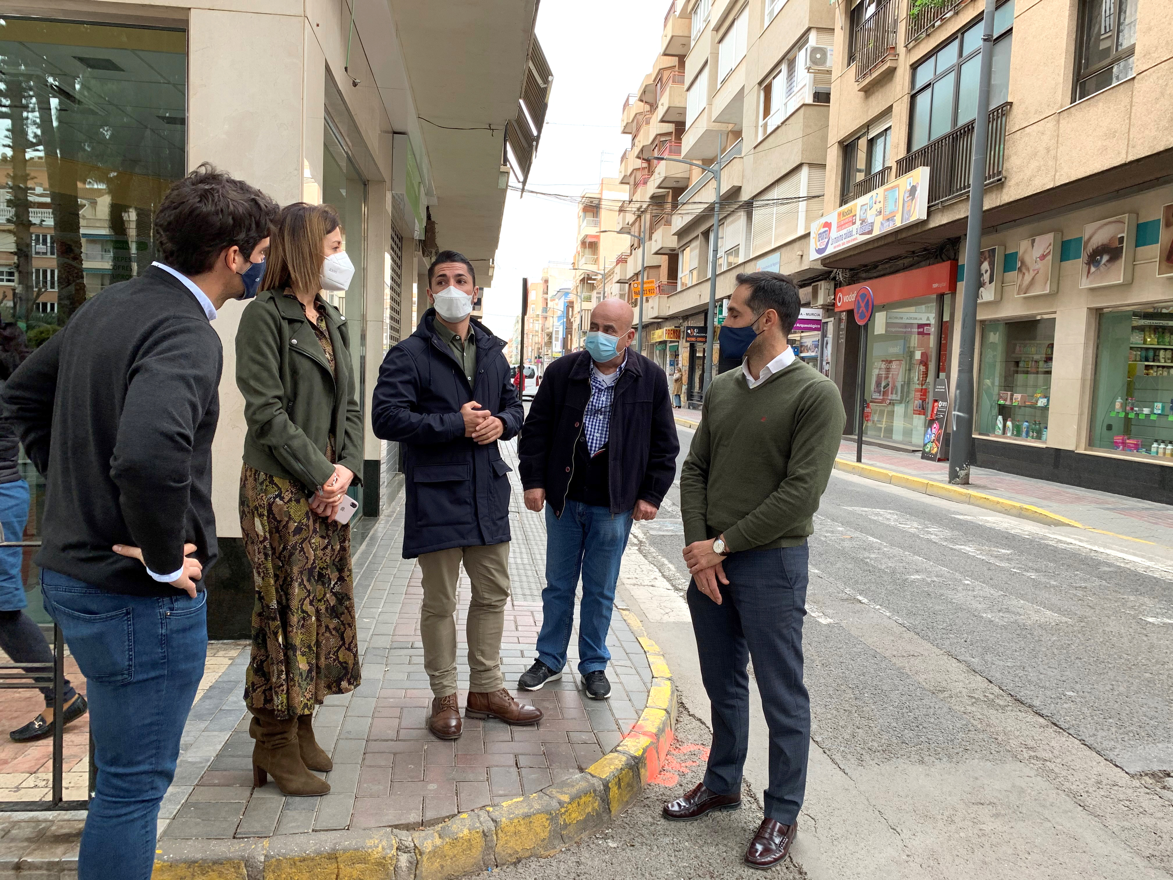 Comienzan las obras en las calles de preferencial peatonal Conde de Aranda y Juan Pablo I